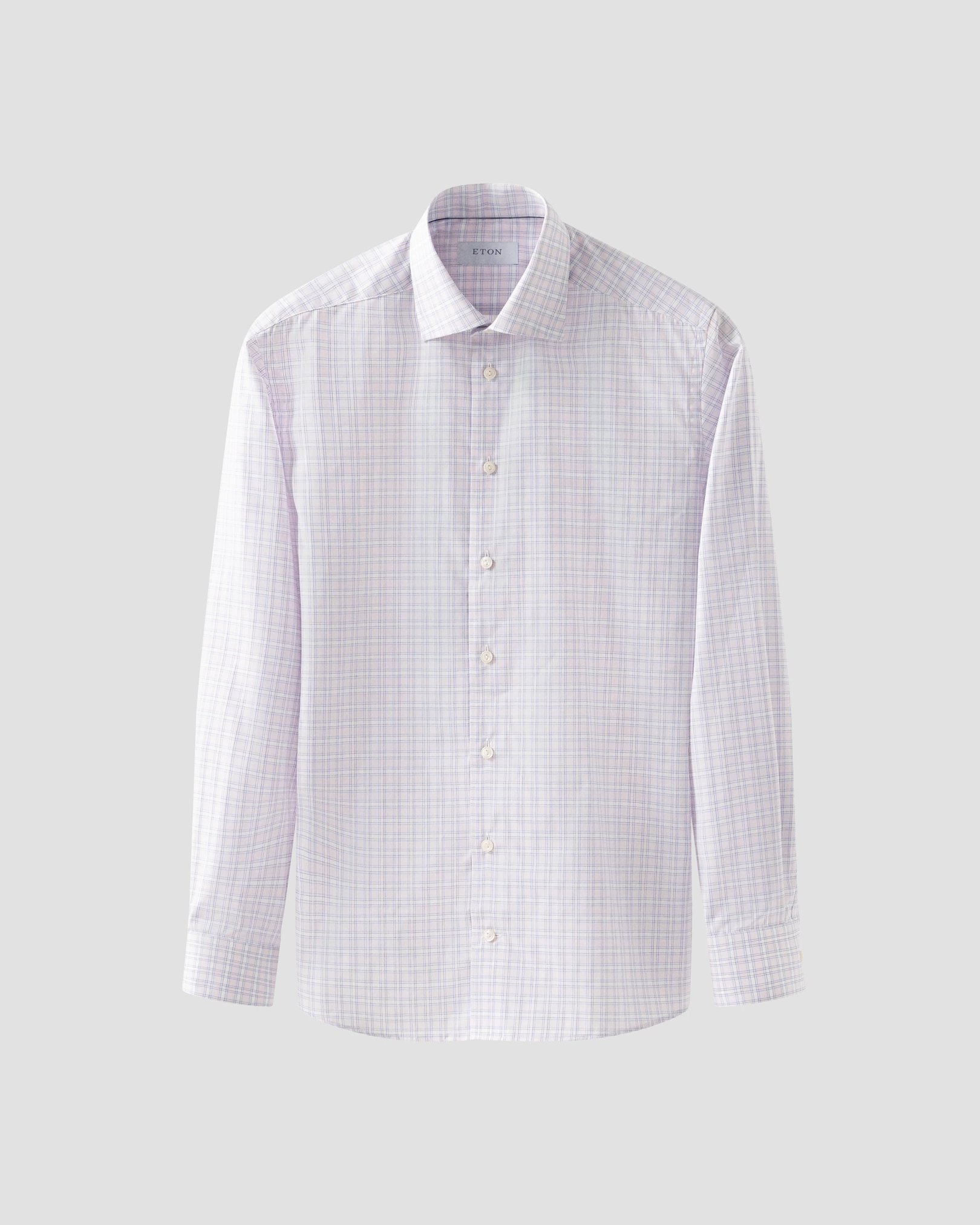 Eton - checked pink twill