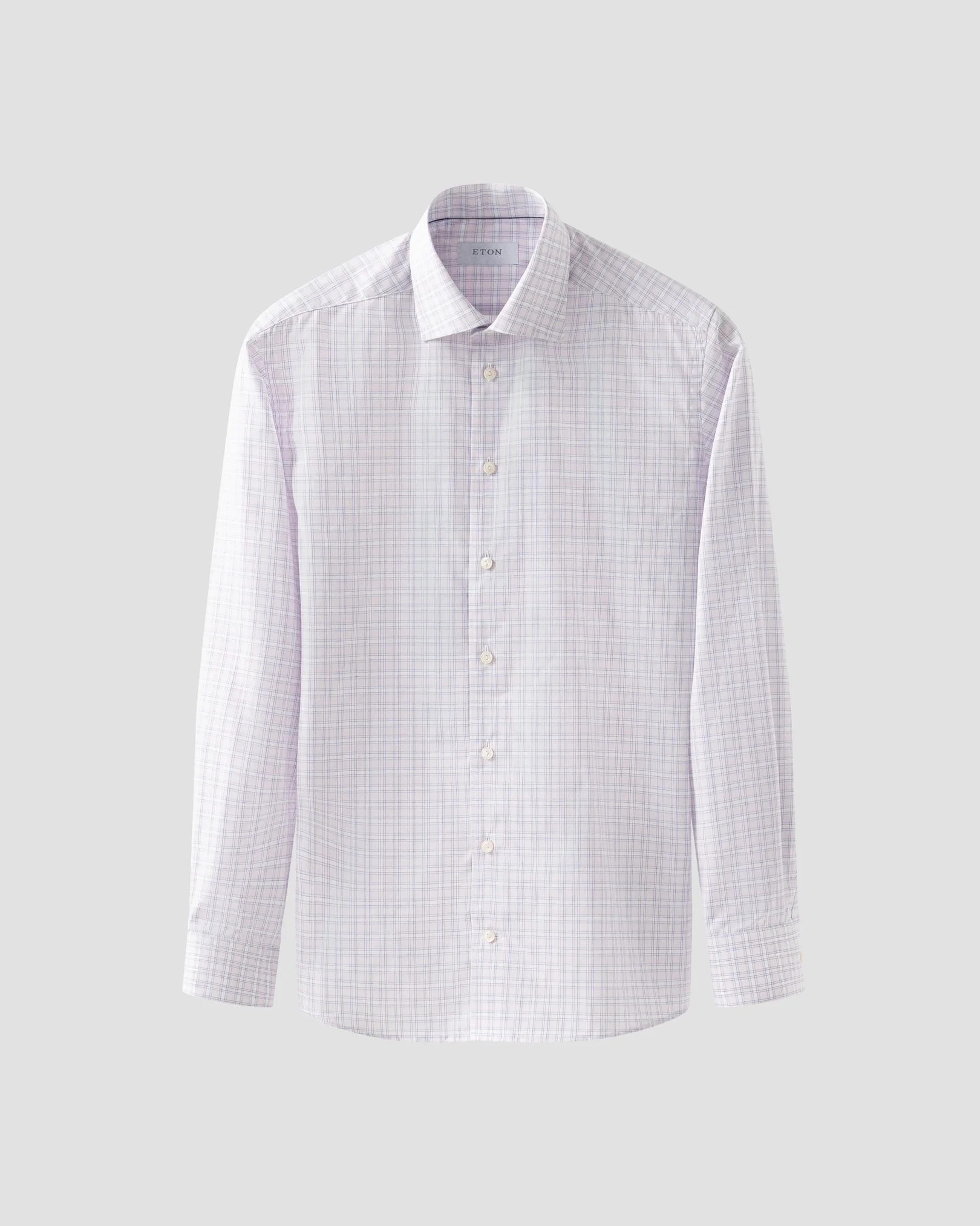 Eton - checked pink twill