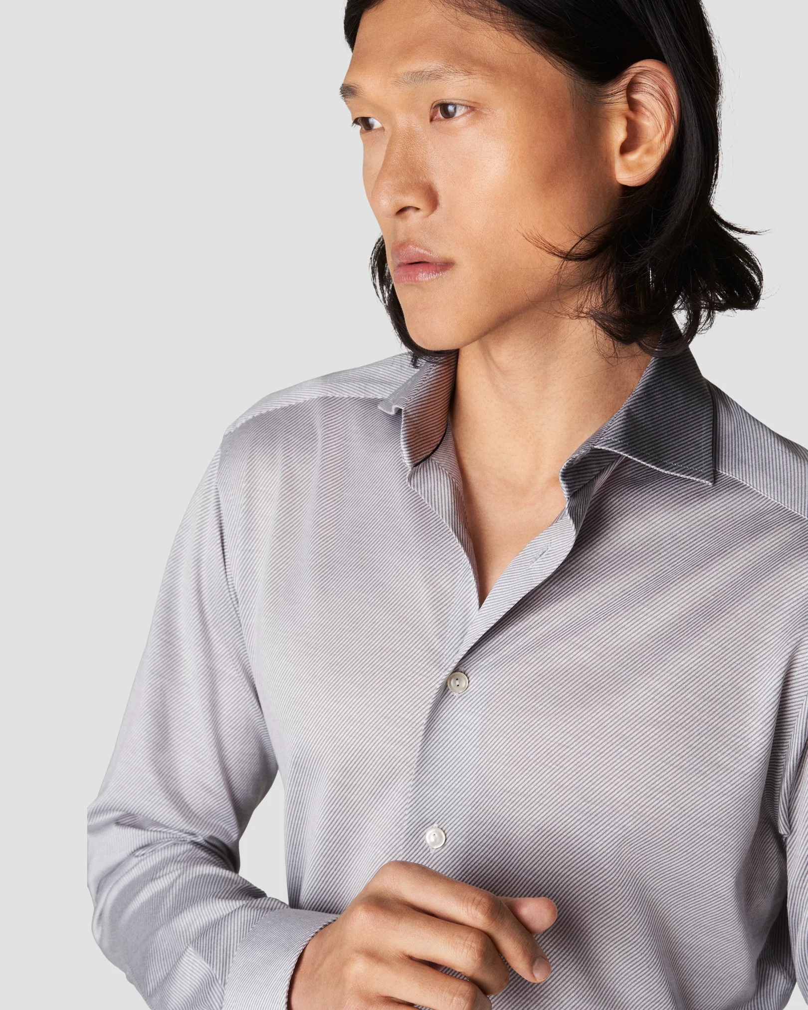 Eton - light grey knit king