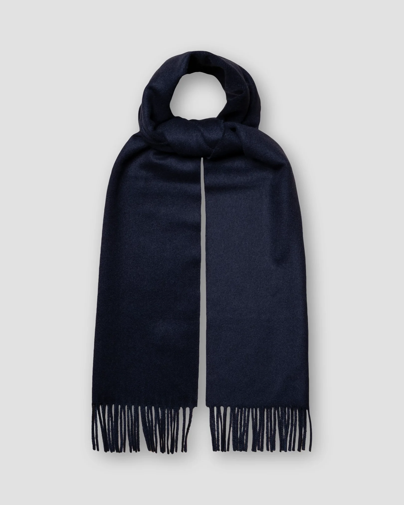 Eton - two face navy blue cashmere