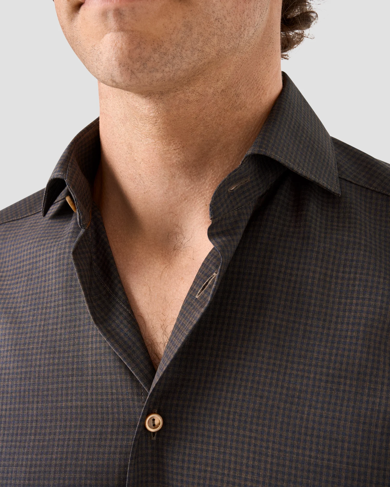 Eton - dark brown merino