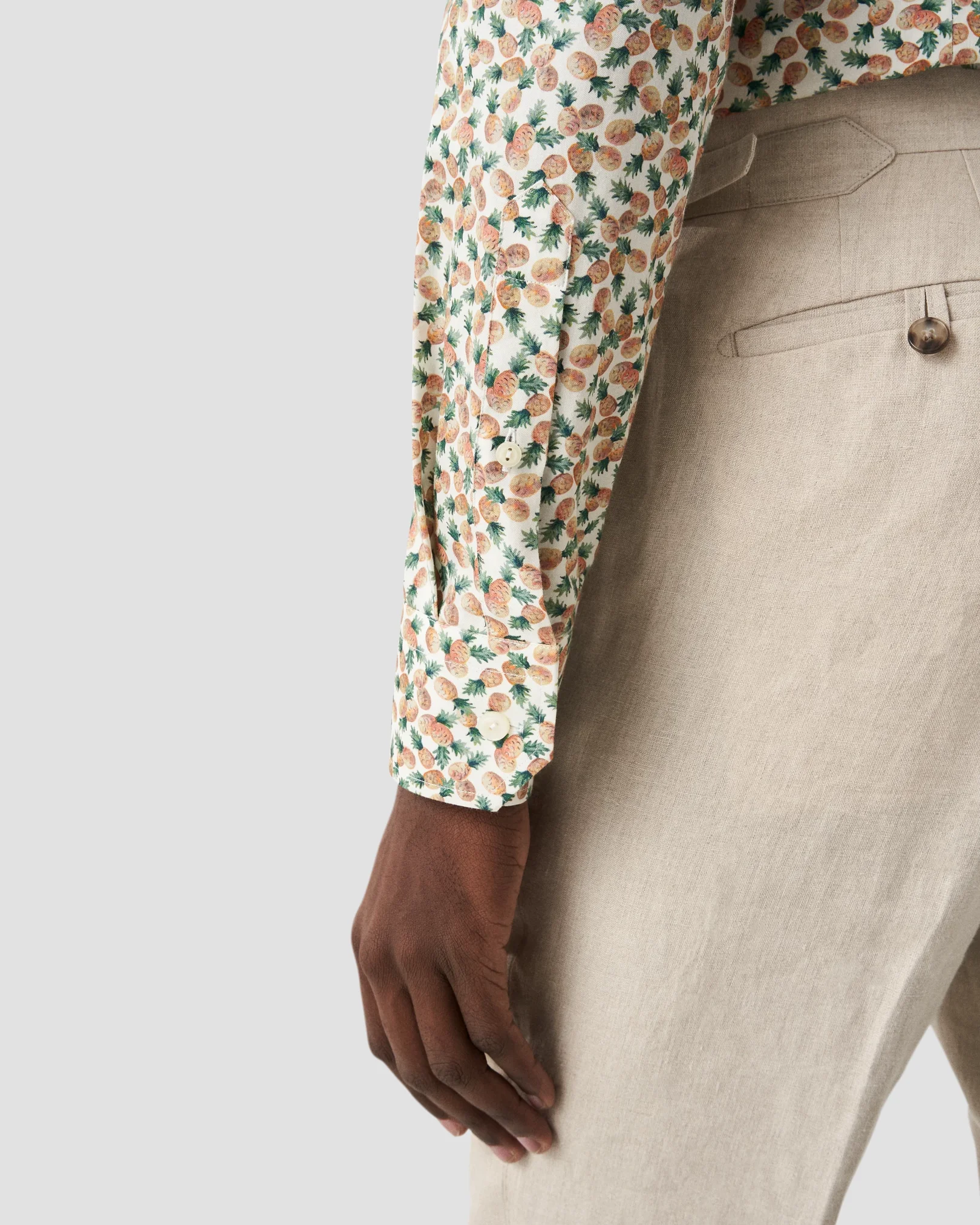 Eton - hand painted pineapple shirt