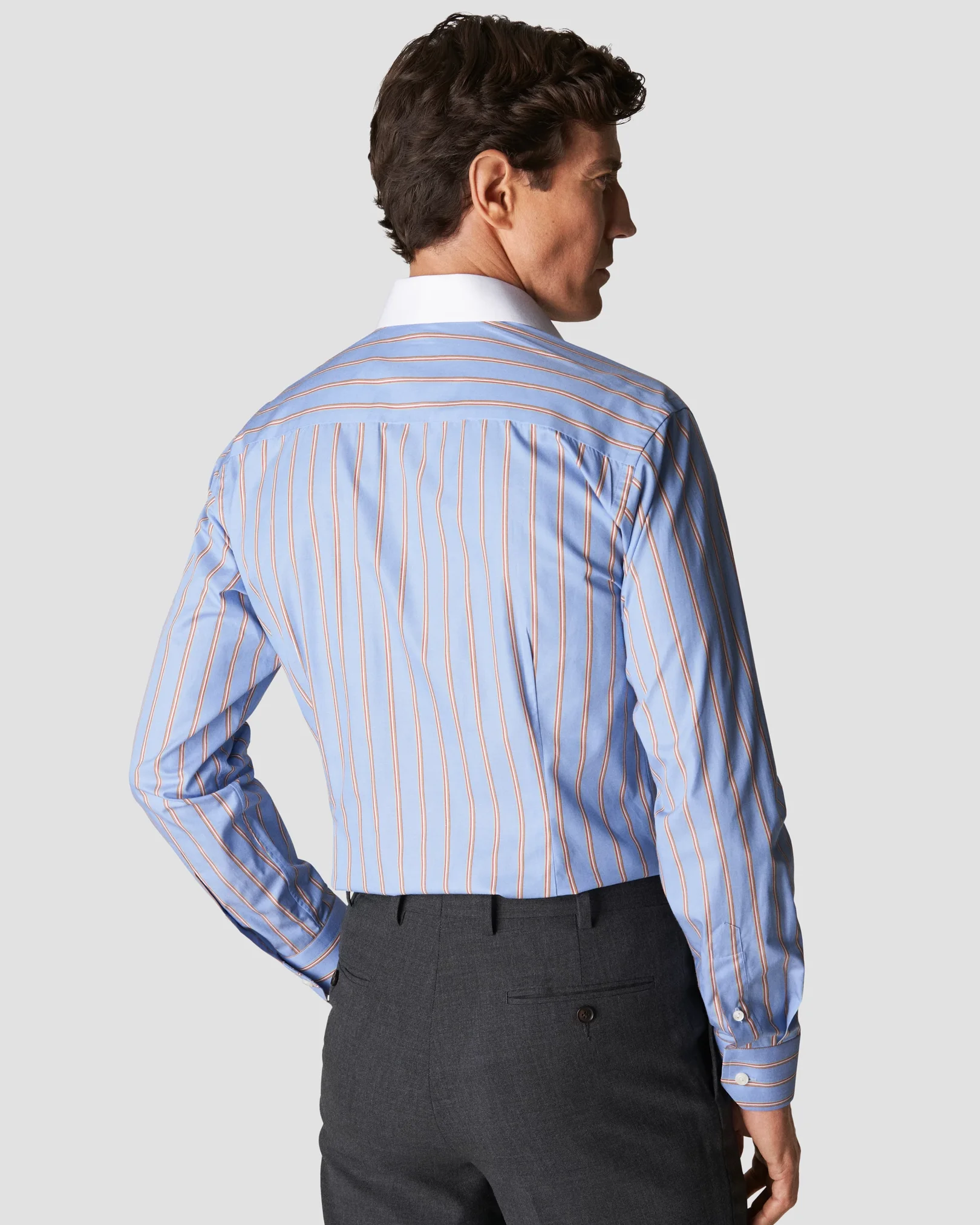 Eton - light blue finetwill cut away