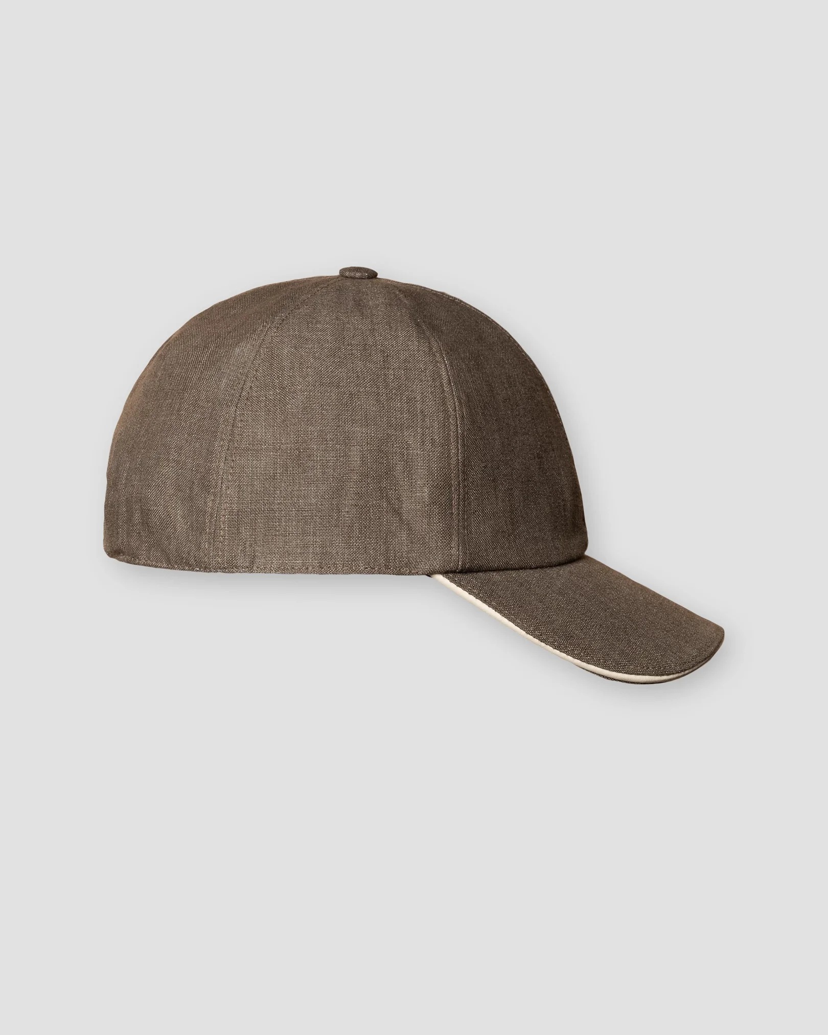 Eton - Dark Green Linen Twill Baseball Cap