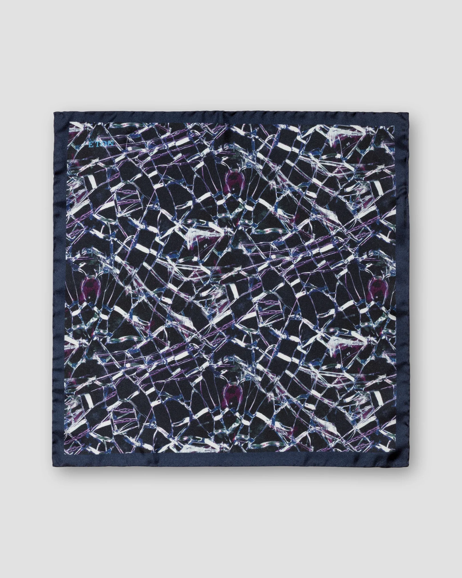 Eton - navy blue glass effect
