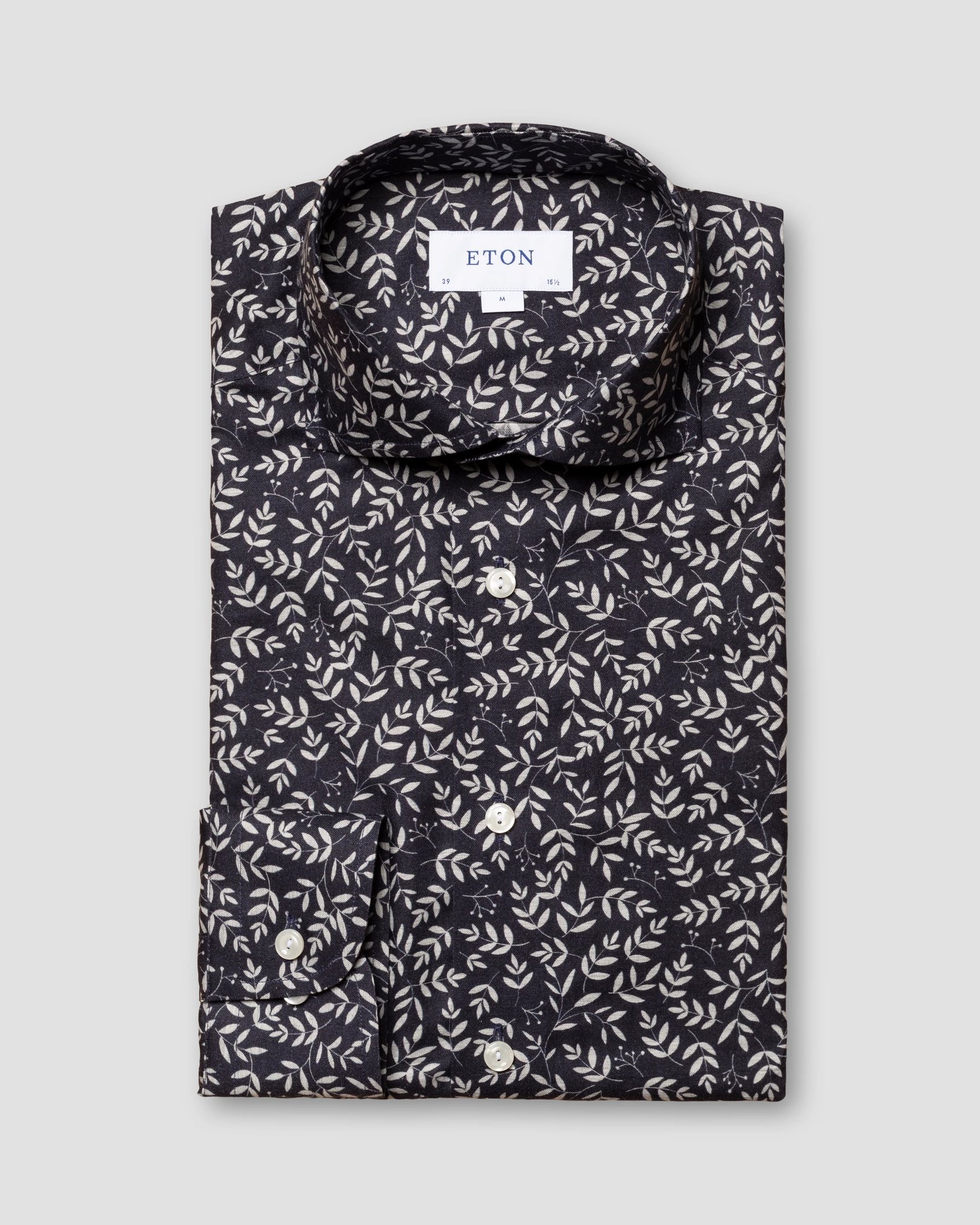 Eton - dark blue fine twill widespread