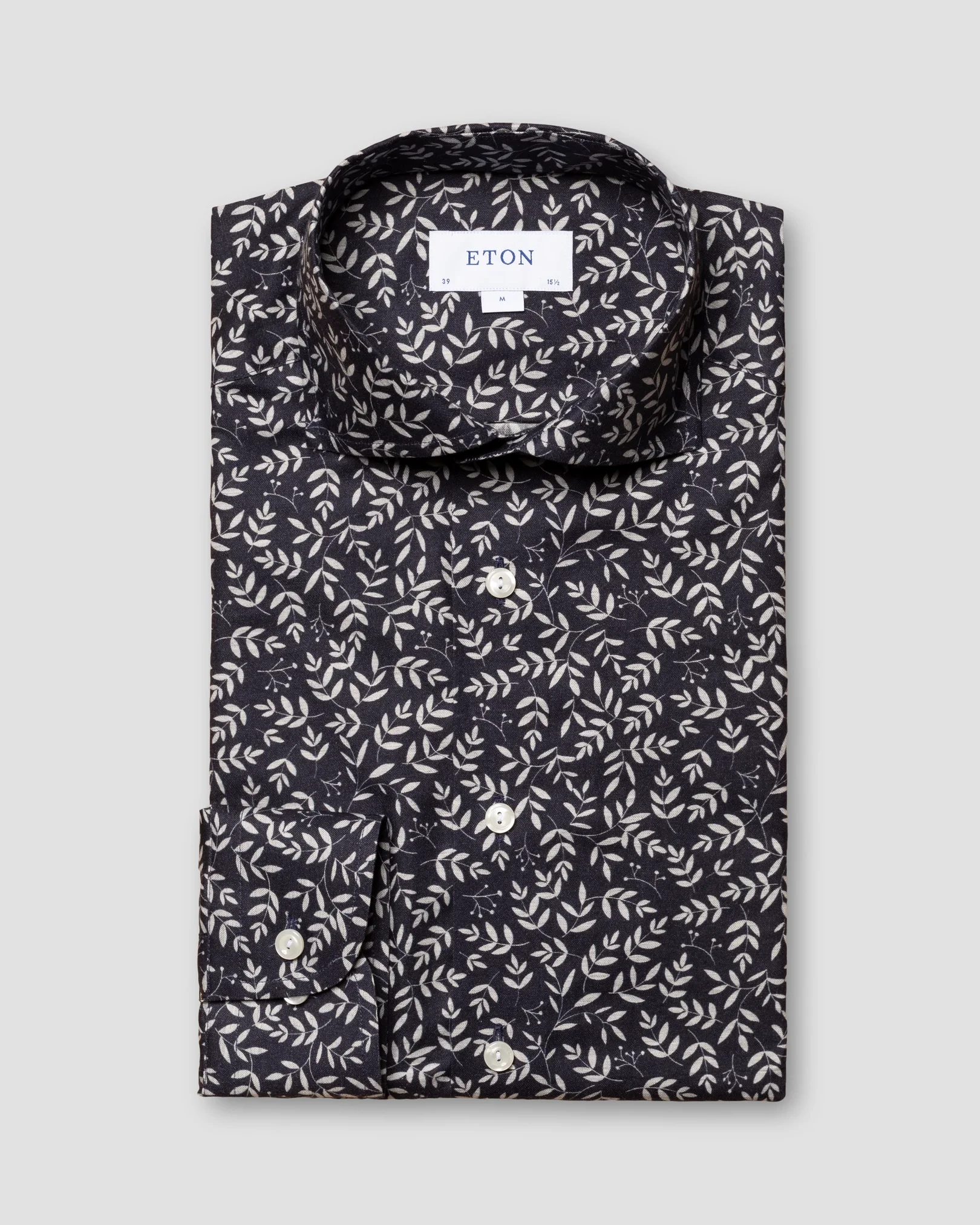 Eton - dark blue fine twill widespread