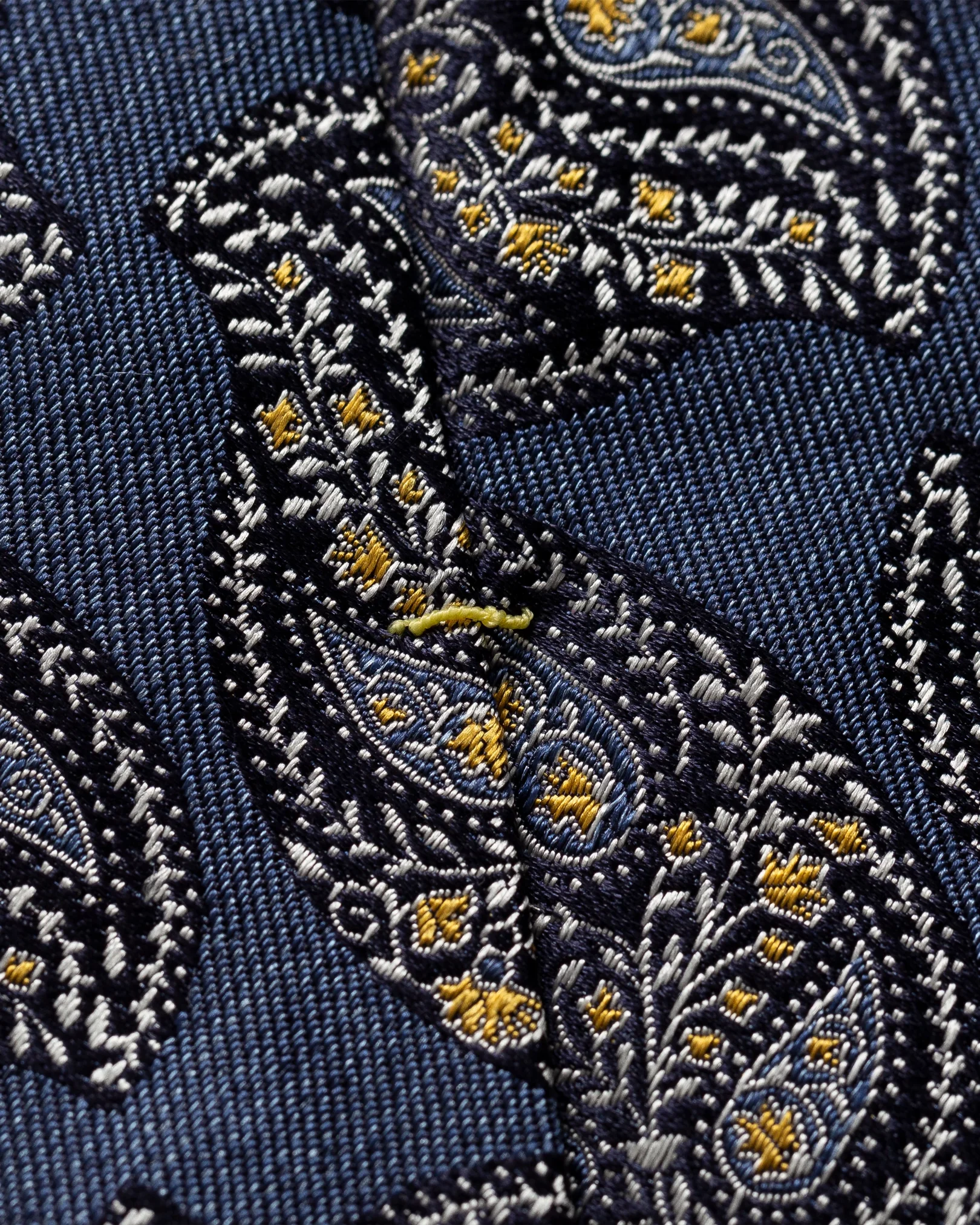 Eton - navy paisley tie