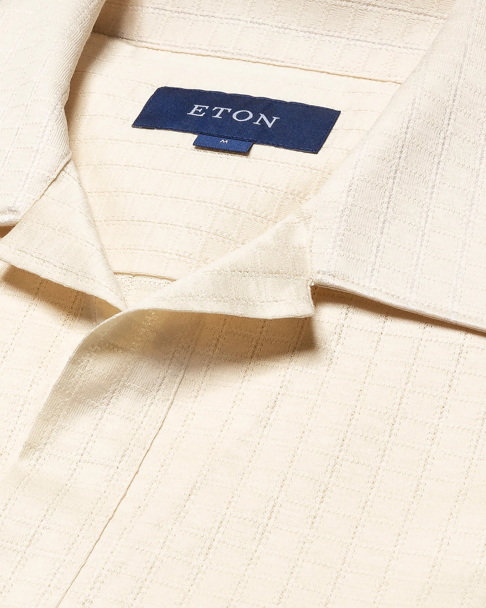 Eton - white jacquard knit