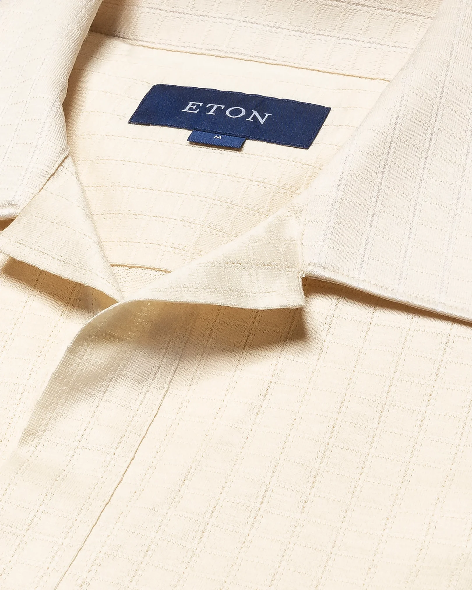 Eton - white jacquard knit