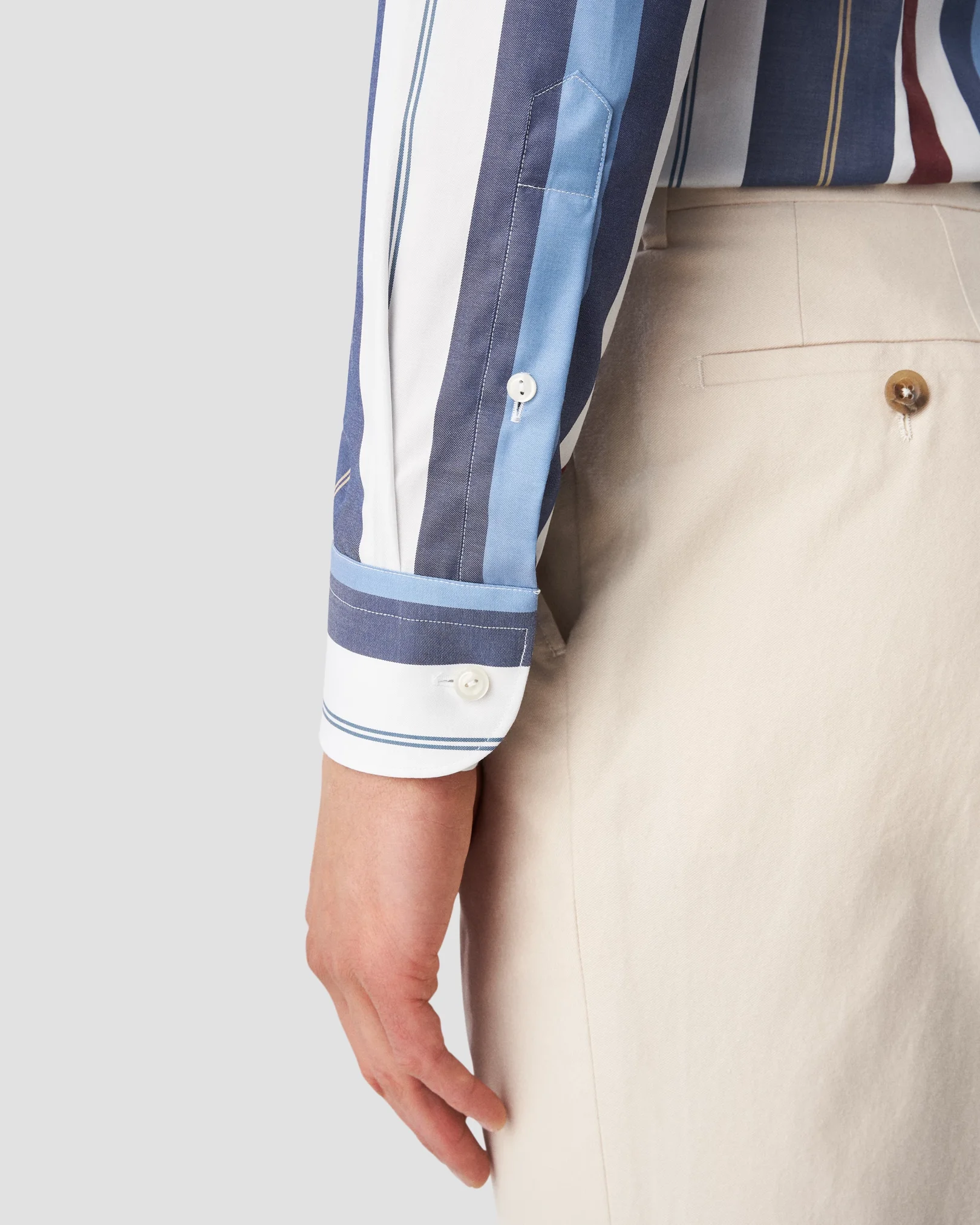 Eton - red signature twill