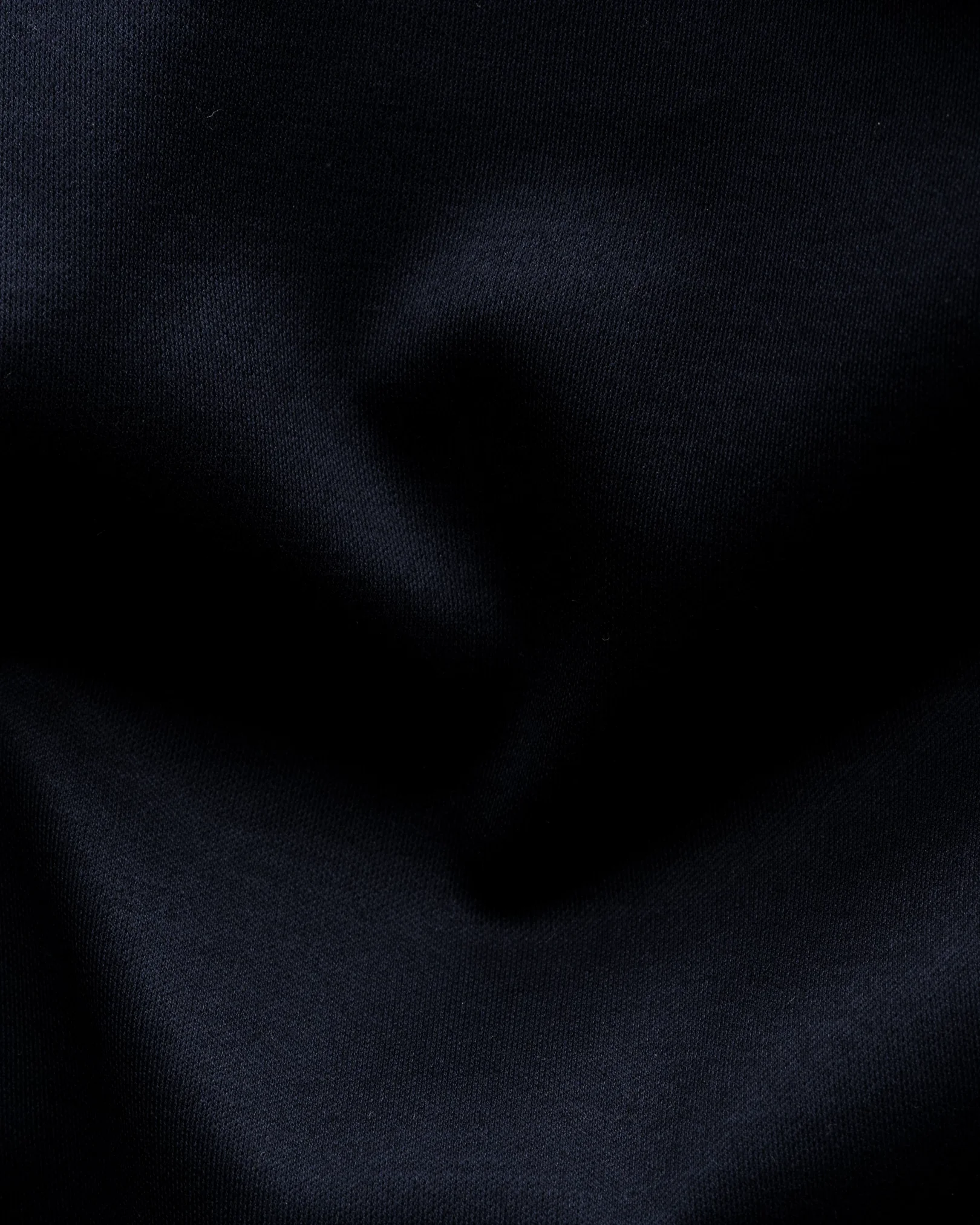 Eton - navy blue knitted collar short sleeve regular fit
