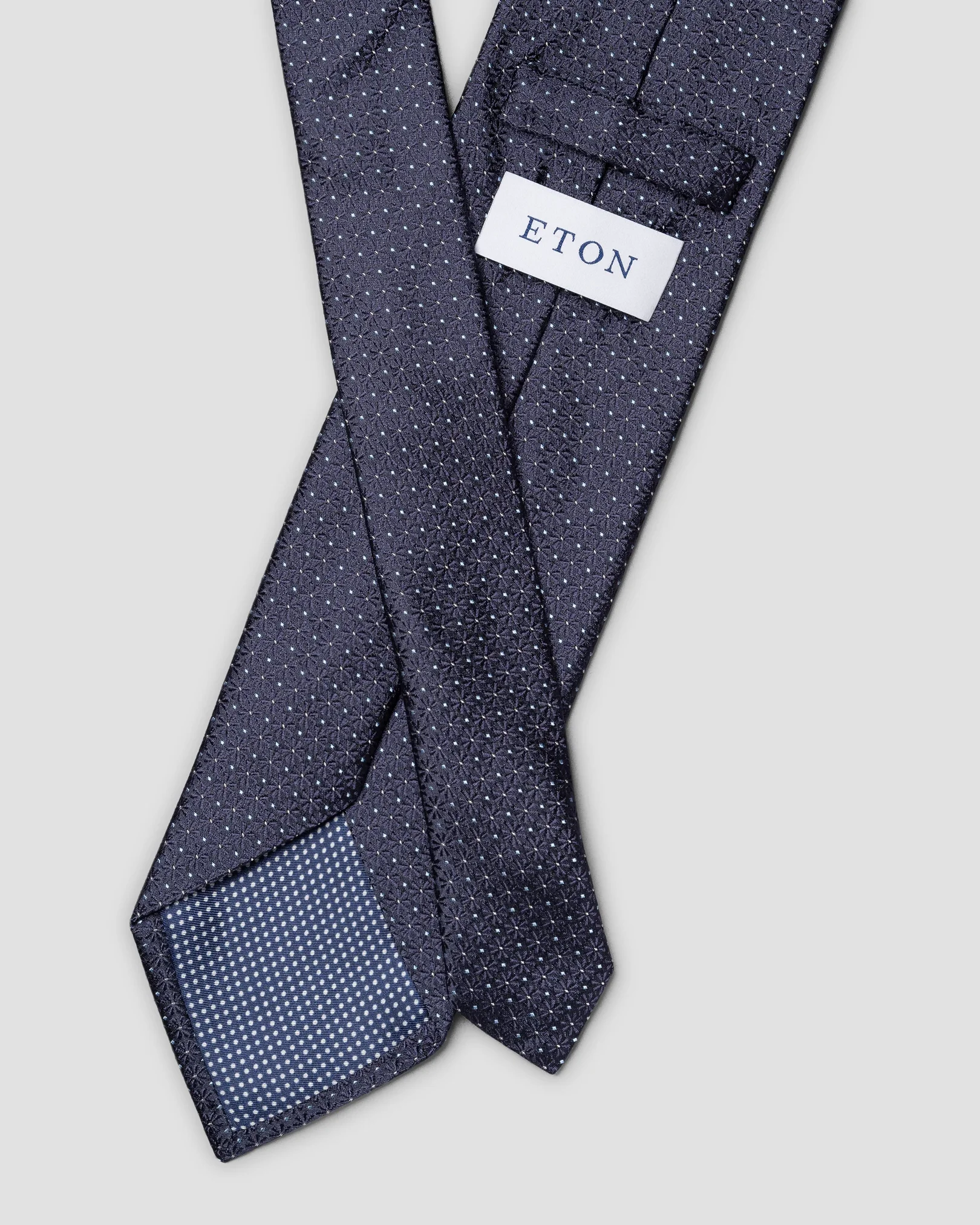 Eton - navy blue rich texture