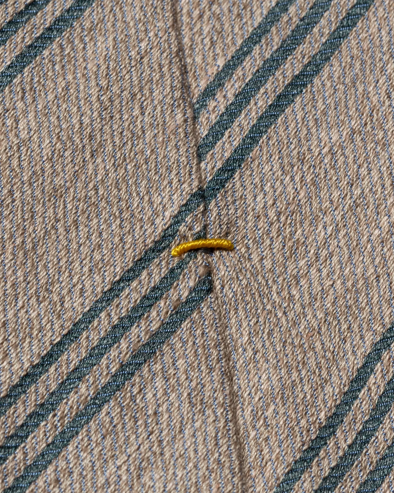 Eton - brown striped wool blend tie aw
