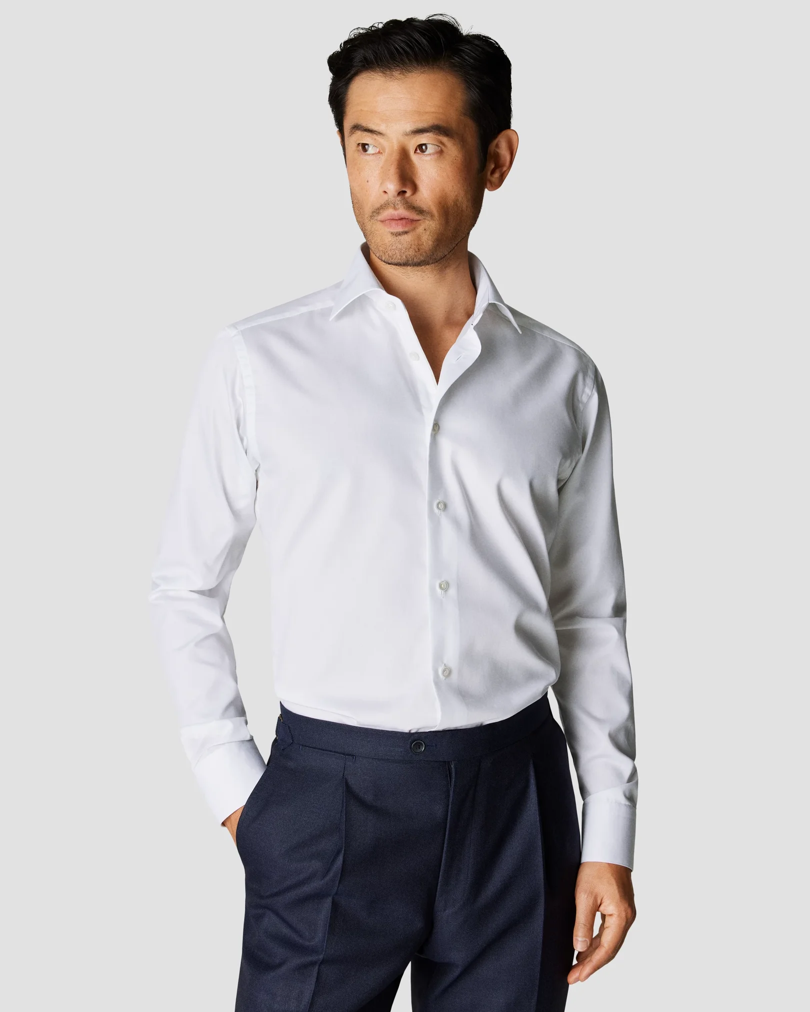 Eton - white fine pique