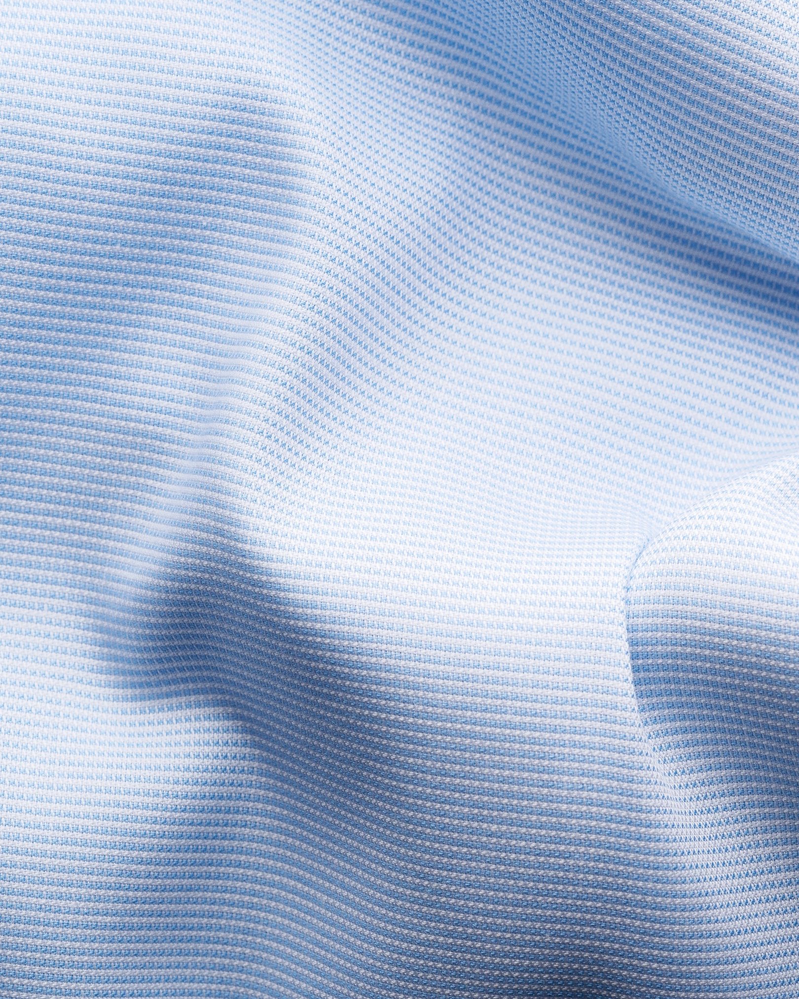 Eton - light blue solid twill shirt