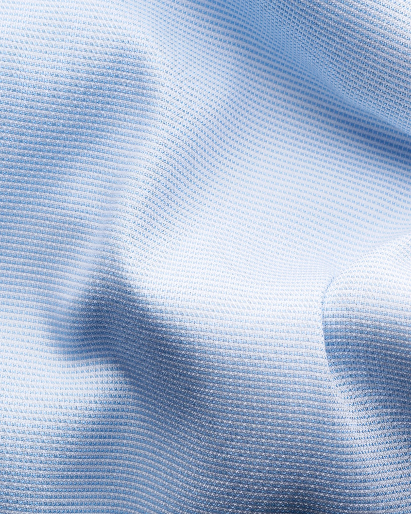 Eton - light blue solid twill shirt