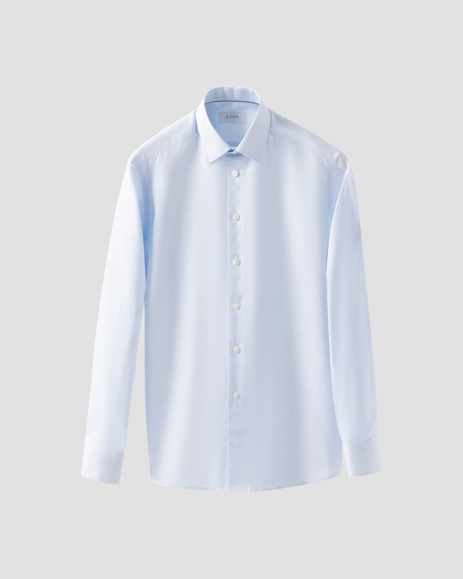 Eton - solid light blue ponited shirt