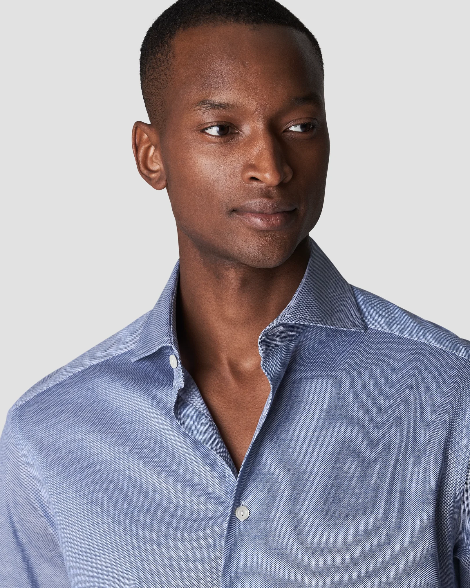 Eton - blue jersey widespread
