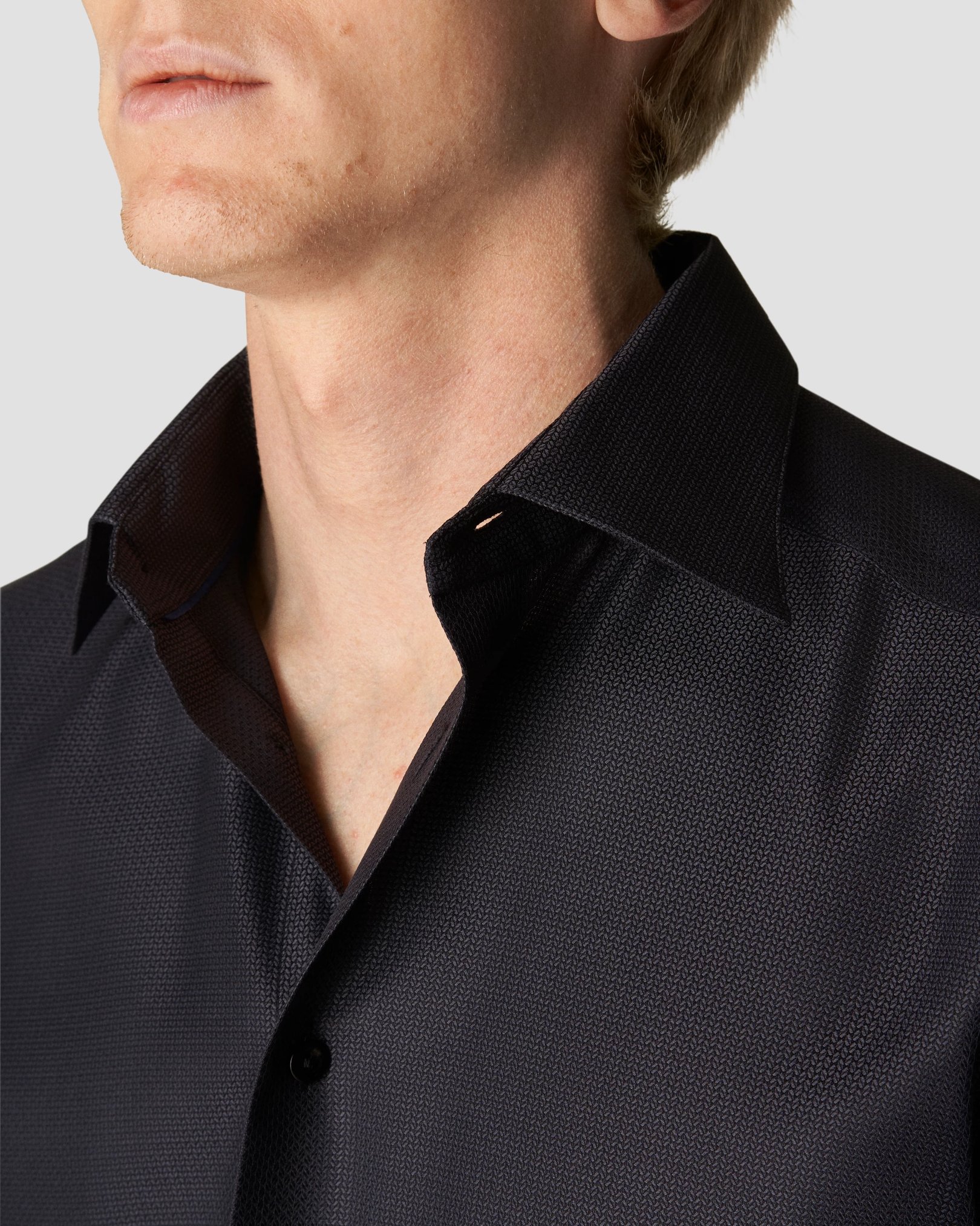Eton - black dobby