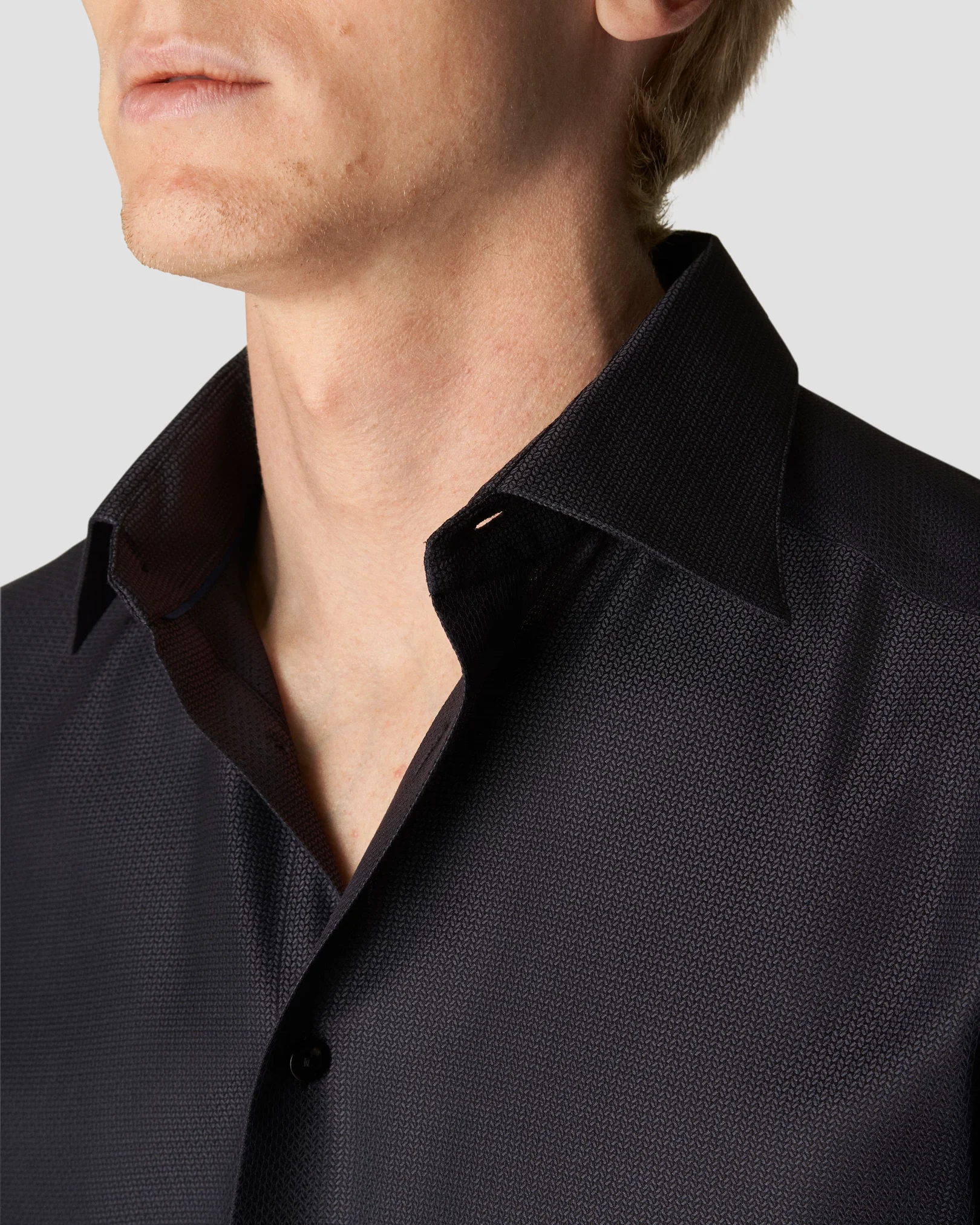 Eton - black dobby