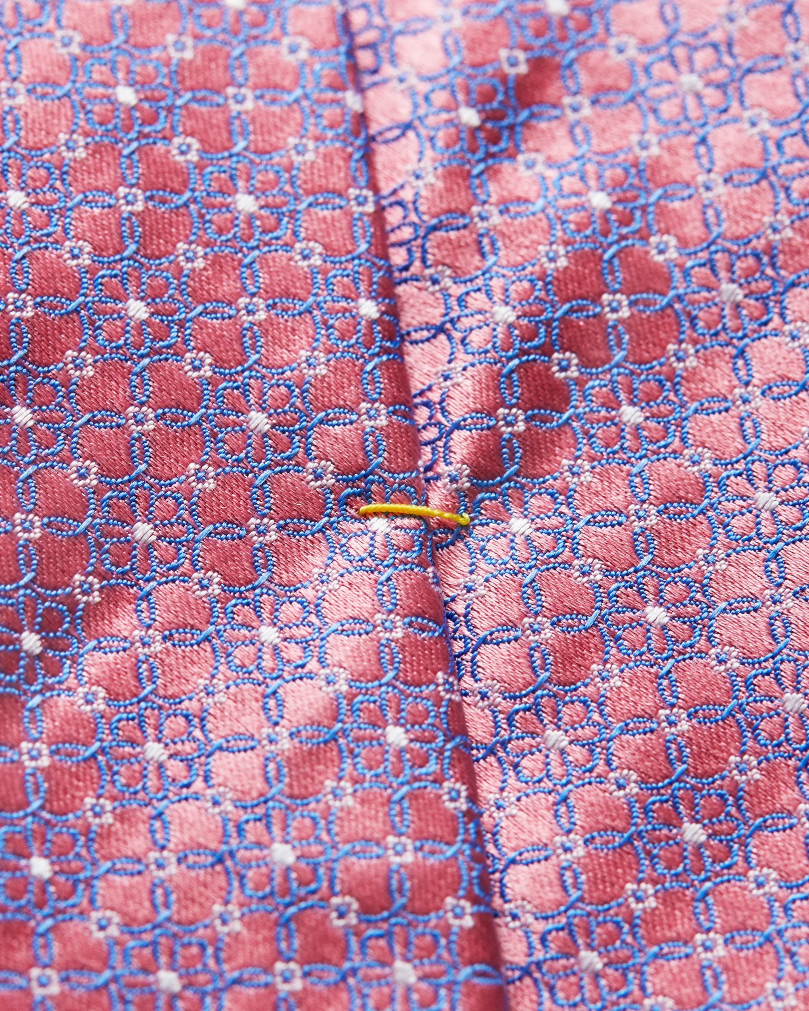 Eton - pink floral woven silk tie