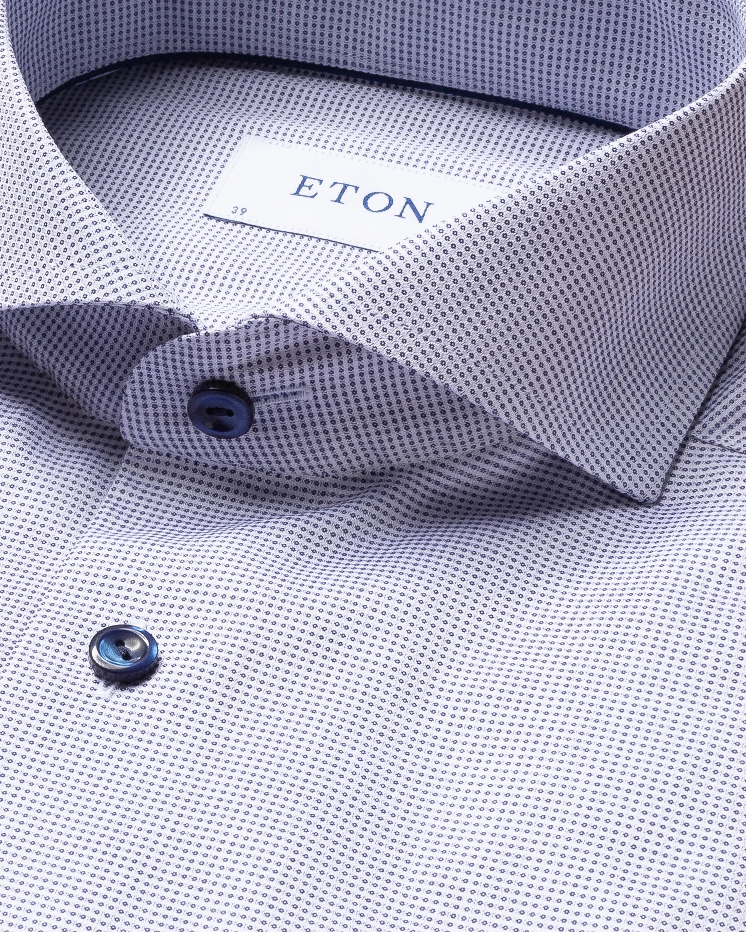 Eton - navy blue dobby extremecut