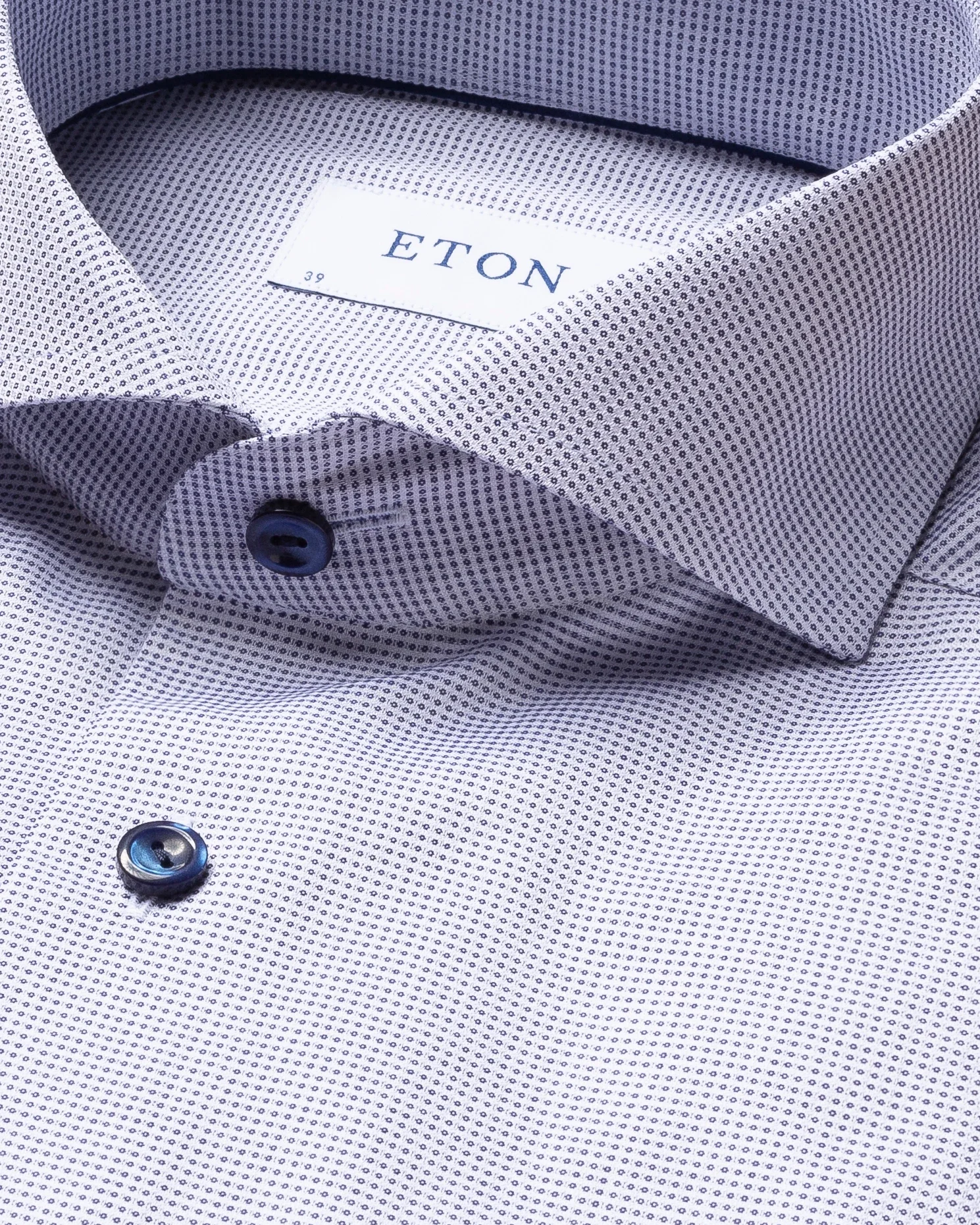 Eton - navy blue dobby extremecut