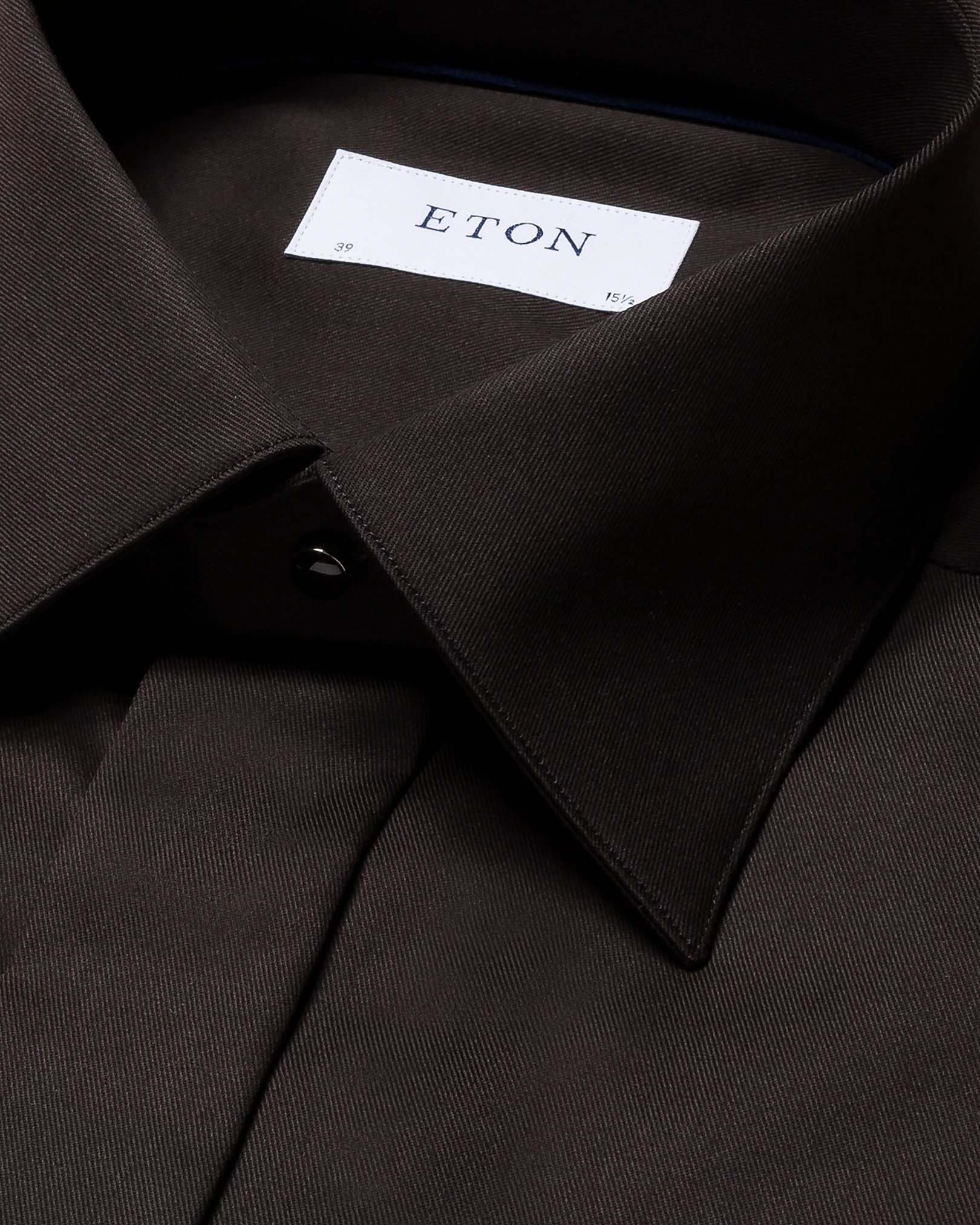 Eton - black twill stretch