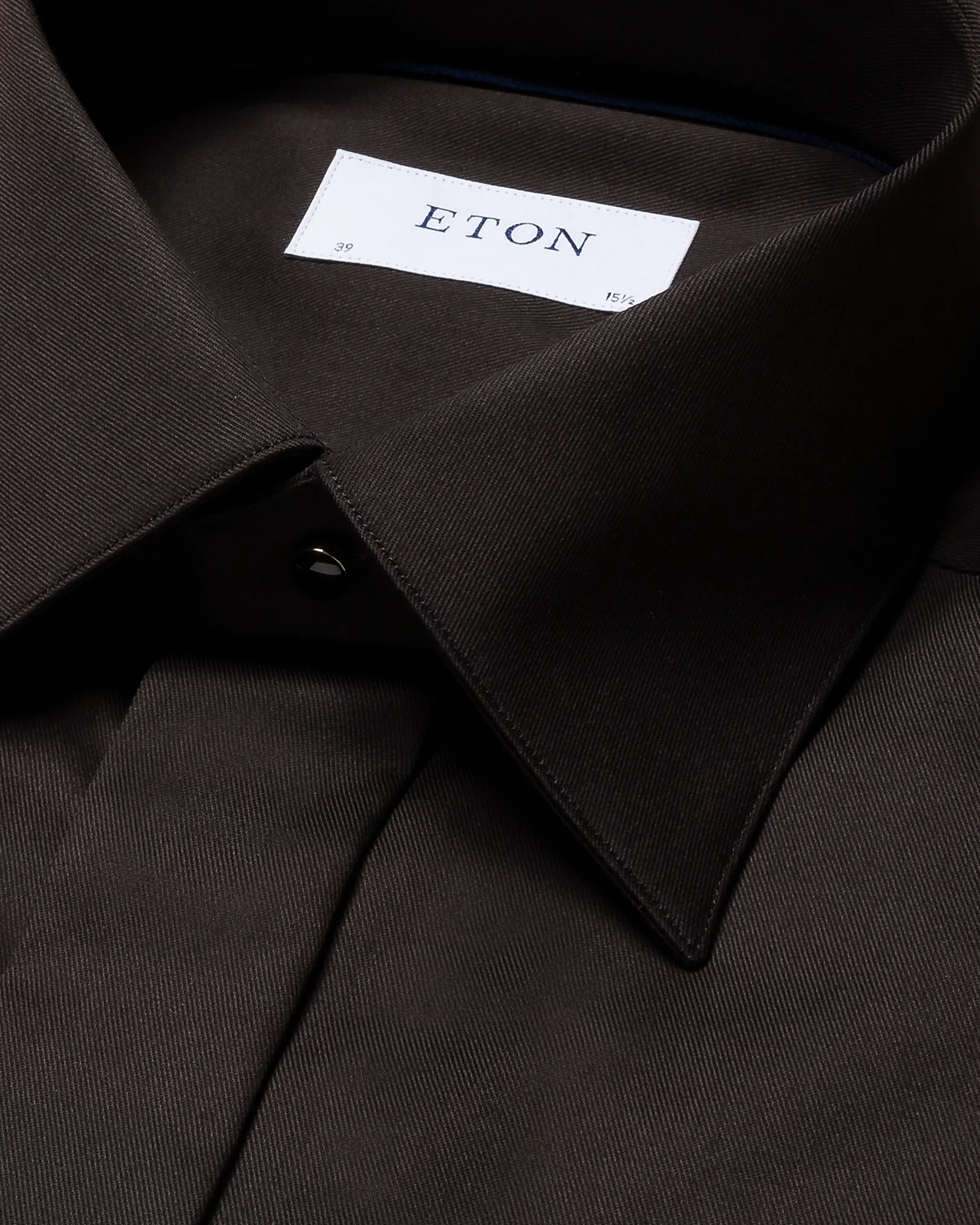 Eton - black twill stretch