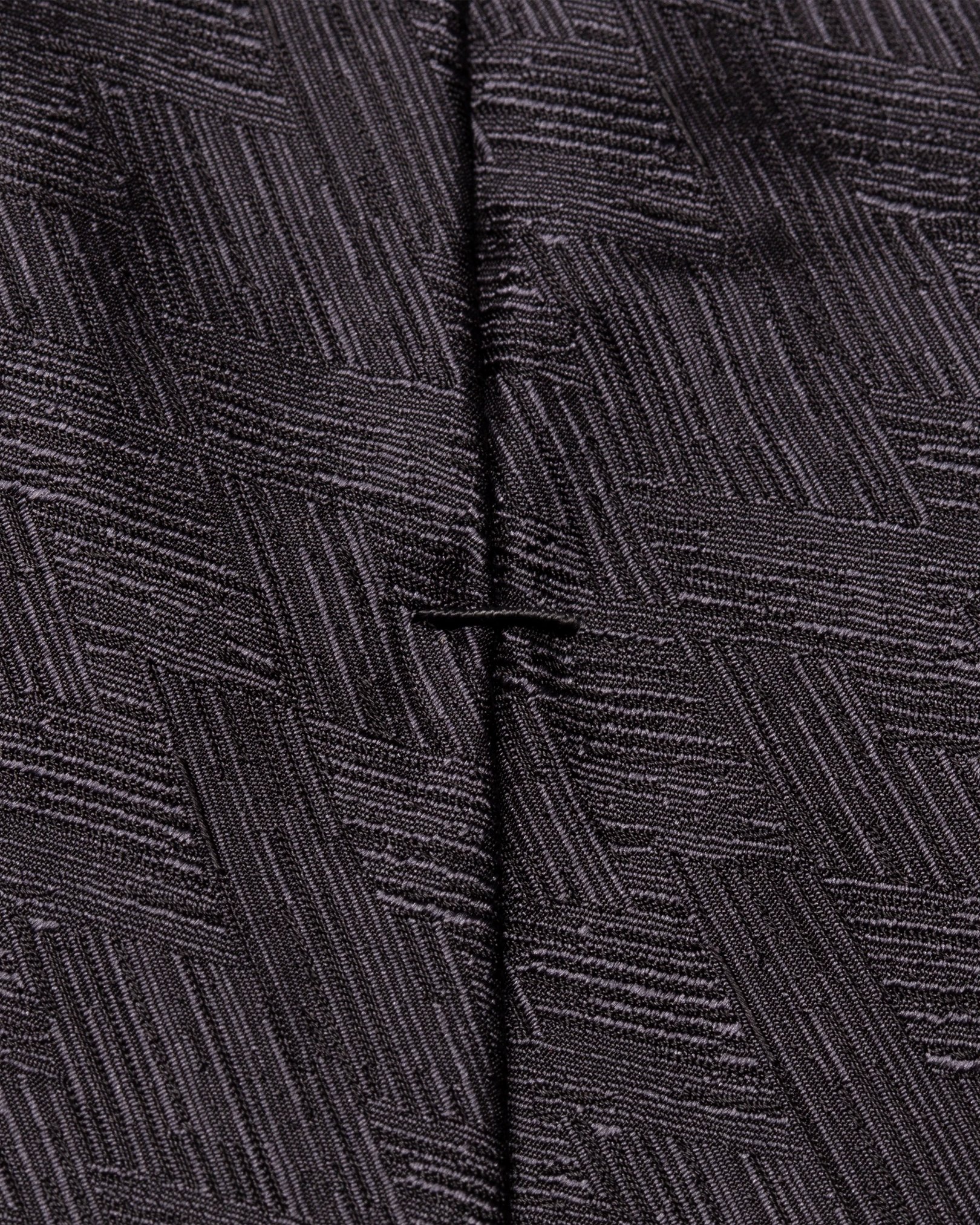 Eton - dark grey evening silk tie
