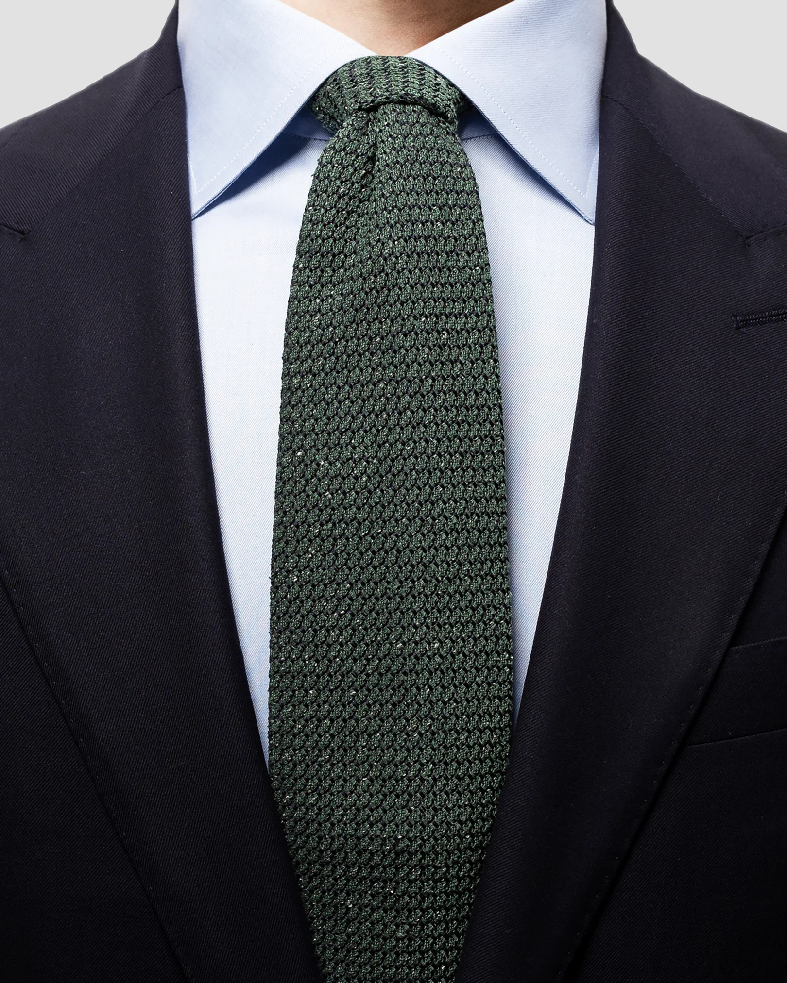 Eton - olive grenadine tie