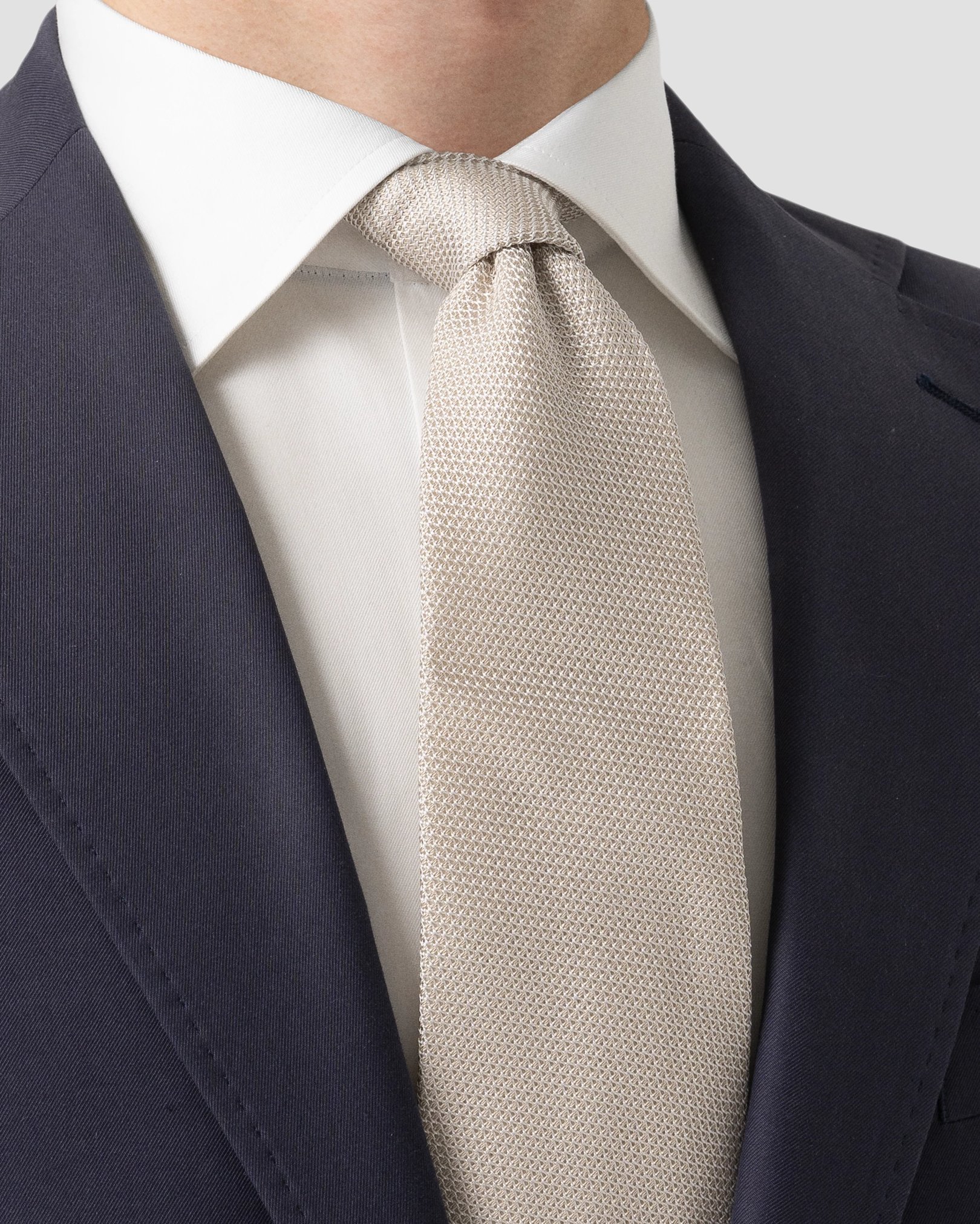 Eton - brown grenadine tie