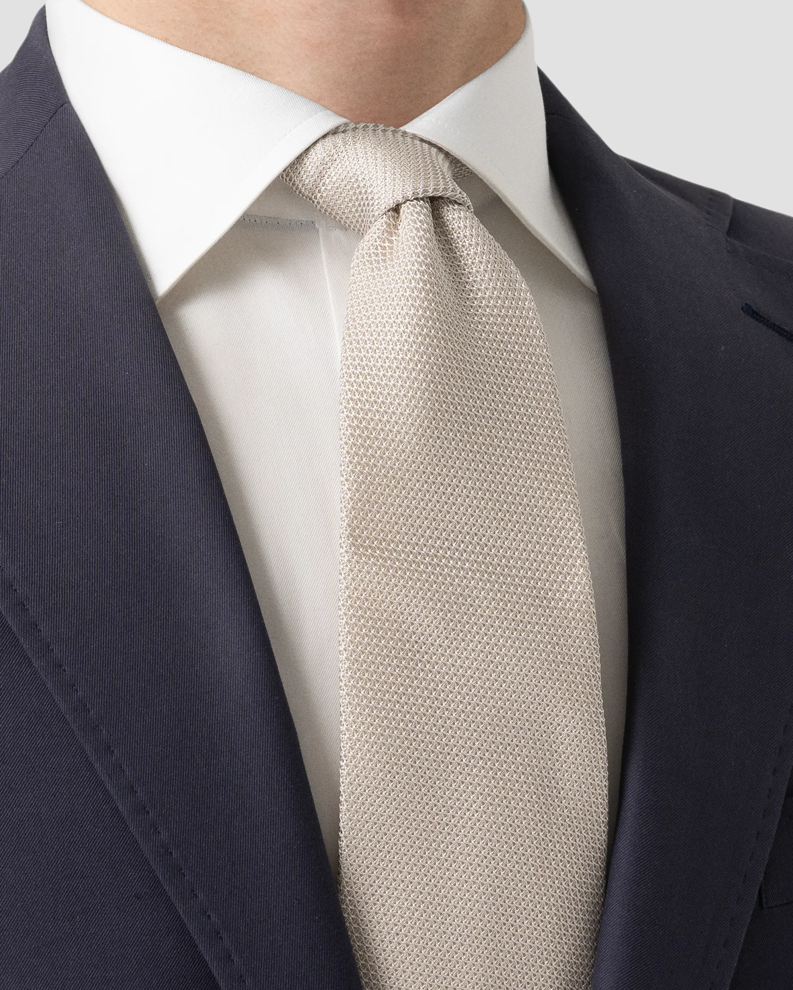 Eton - brown grenadine tie