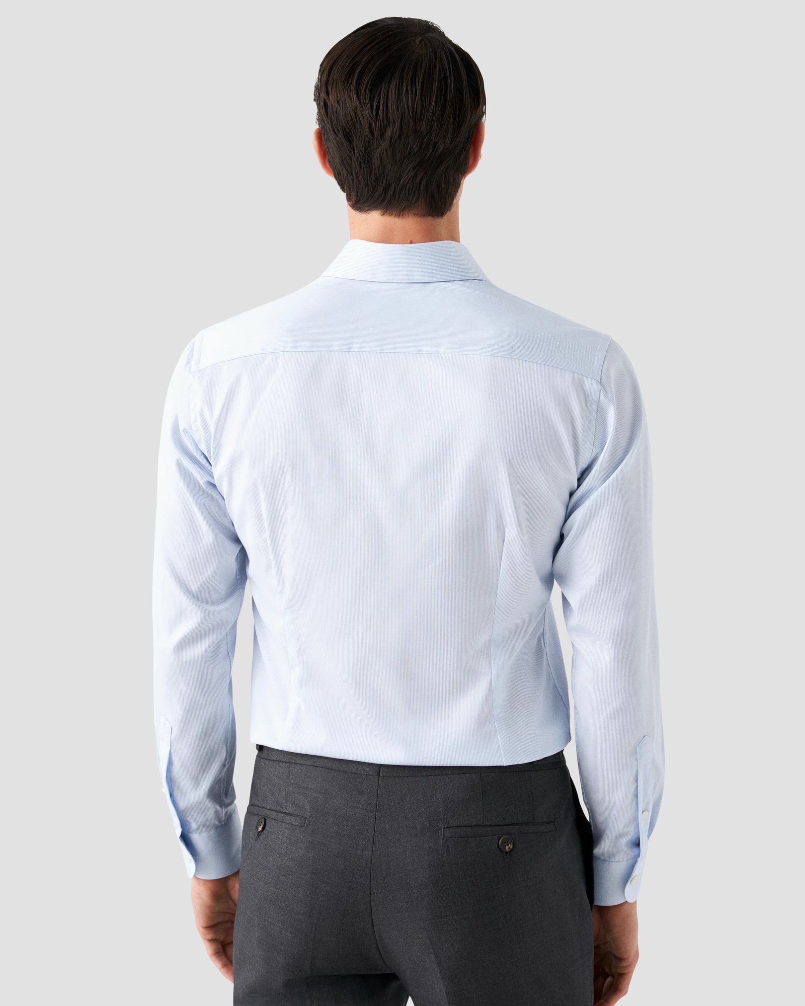 Eton - light blue cotton and tencel