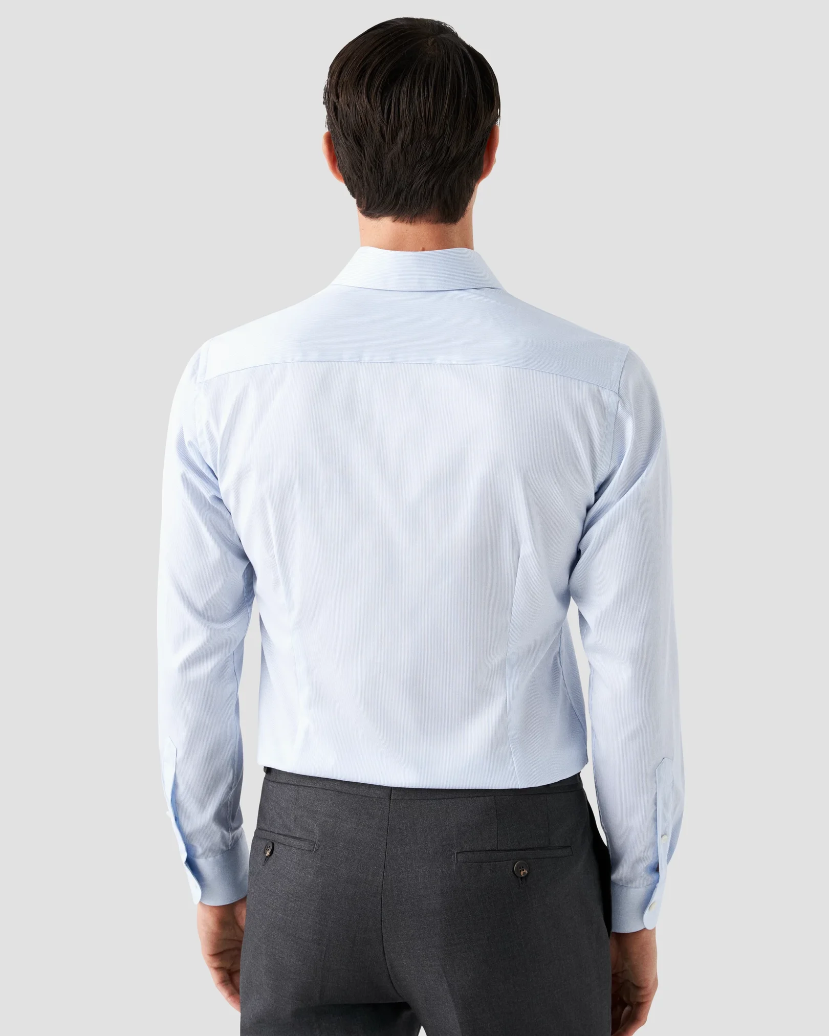 Eton - light blue cotton and tencel