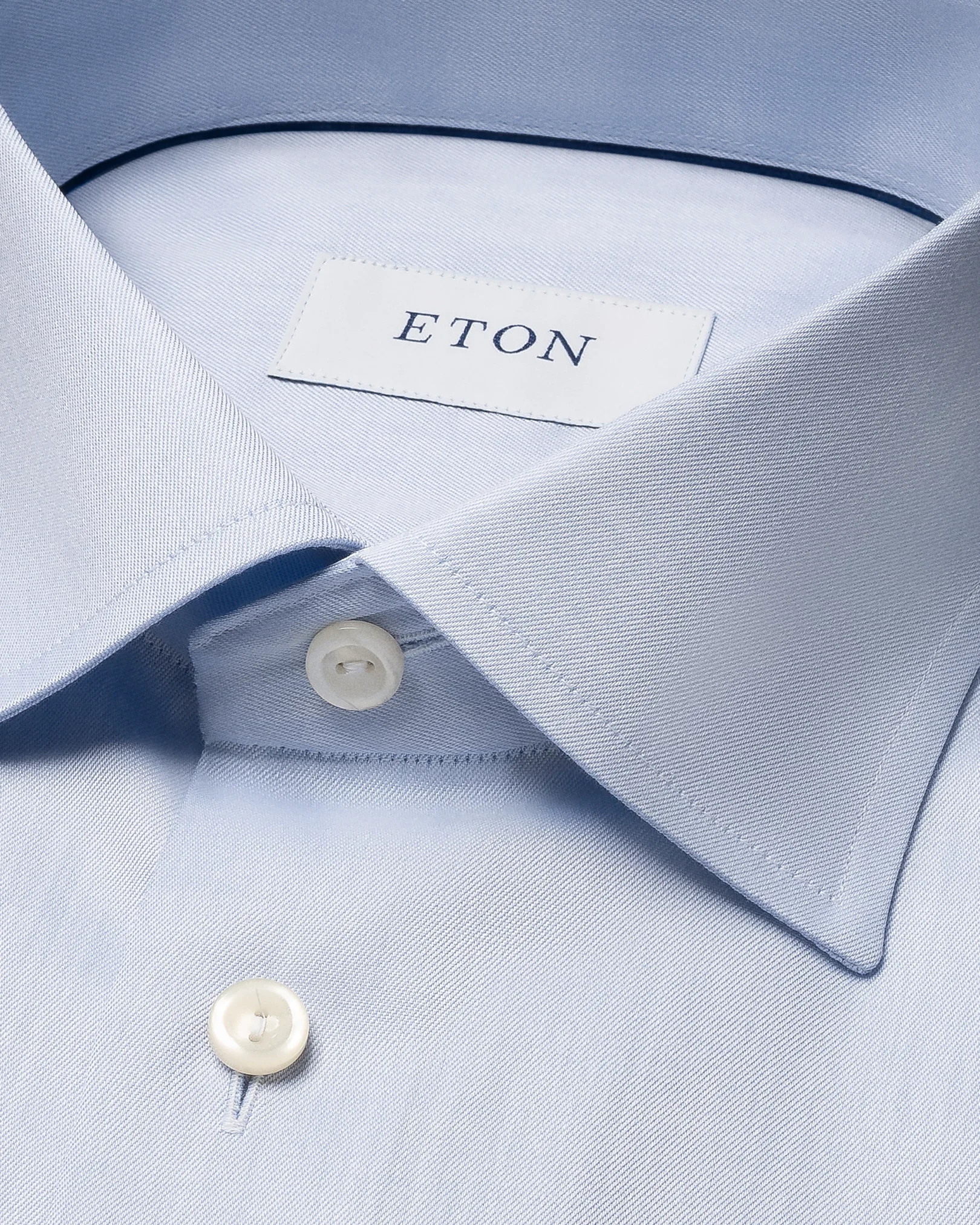 Eton - Hellblaues Signature-Twill-Hemd