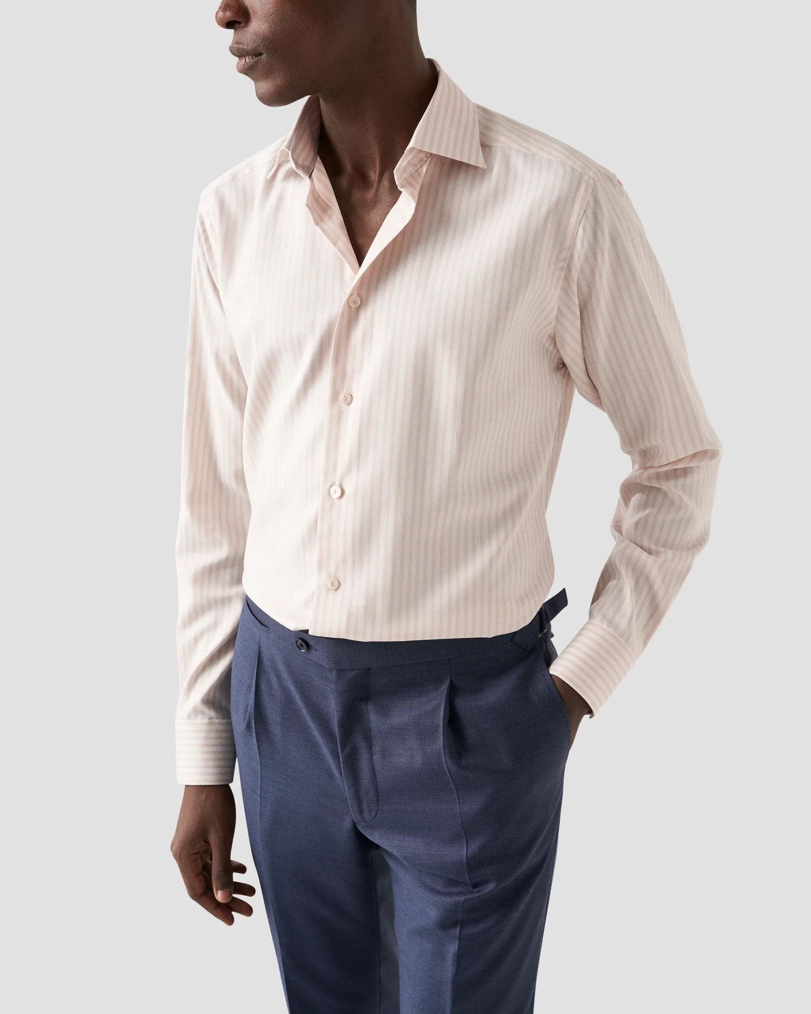 Eton - fine beige oxford