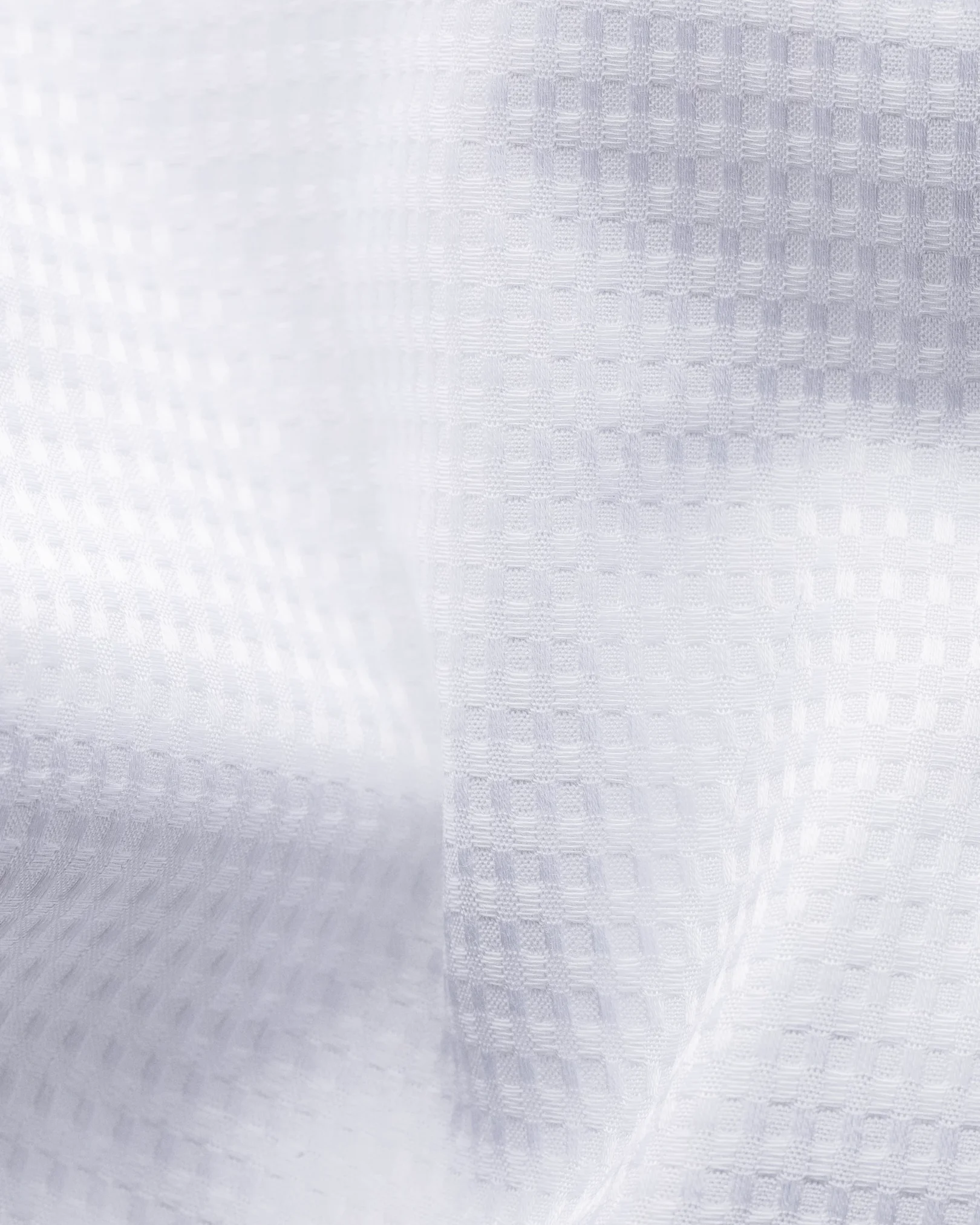 Eton - white dobby shirt cut away collar