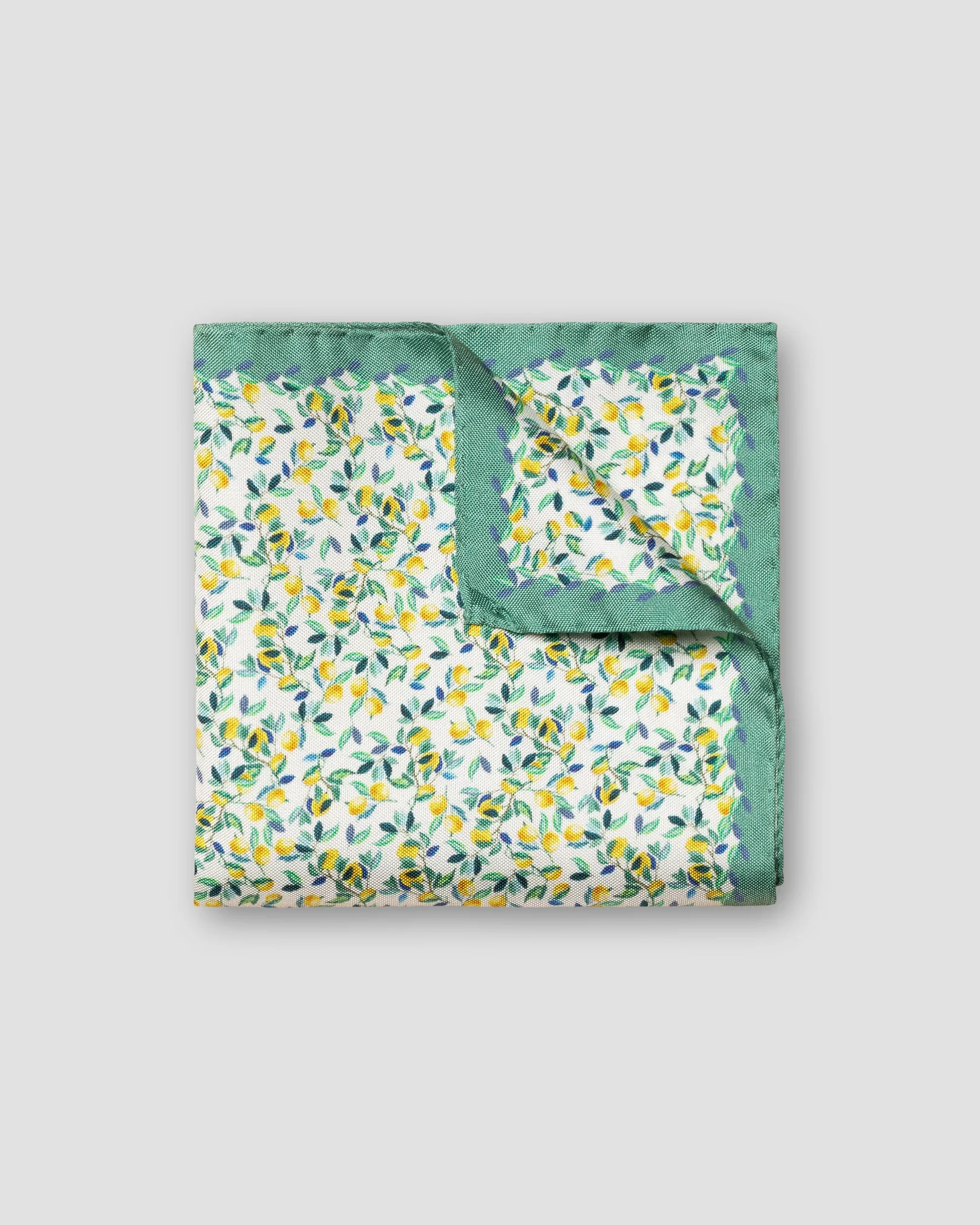 Eton - lemon print pocket square