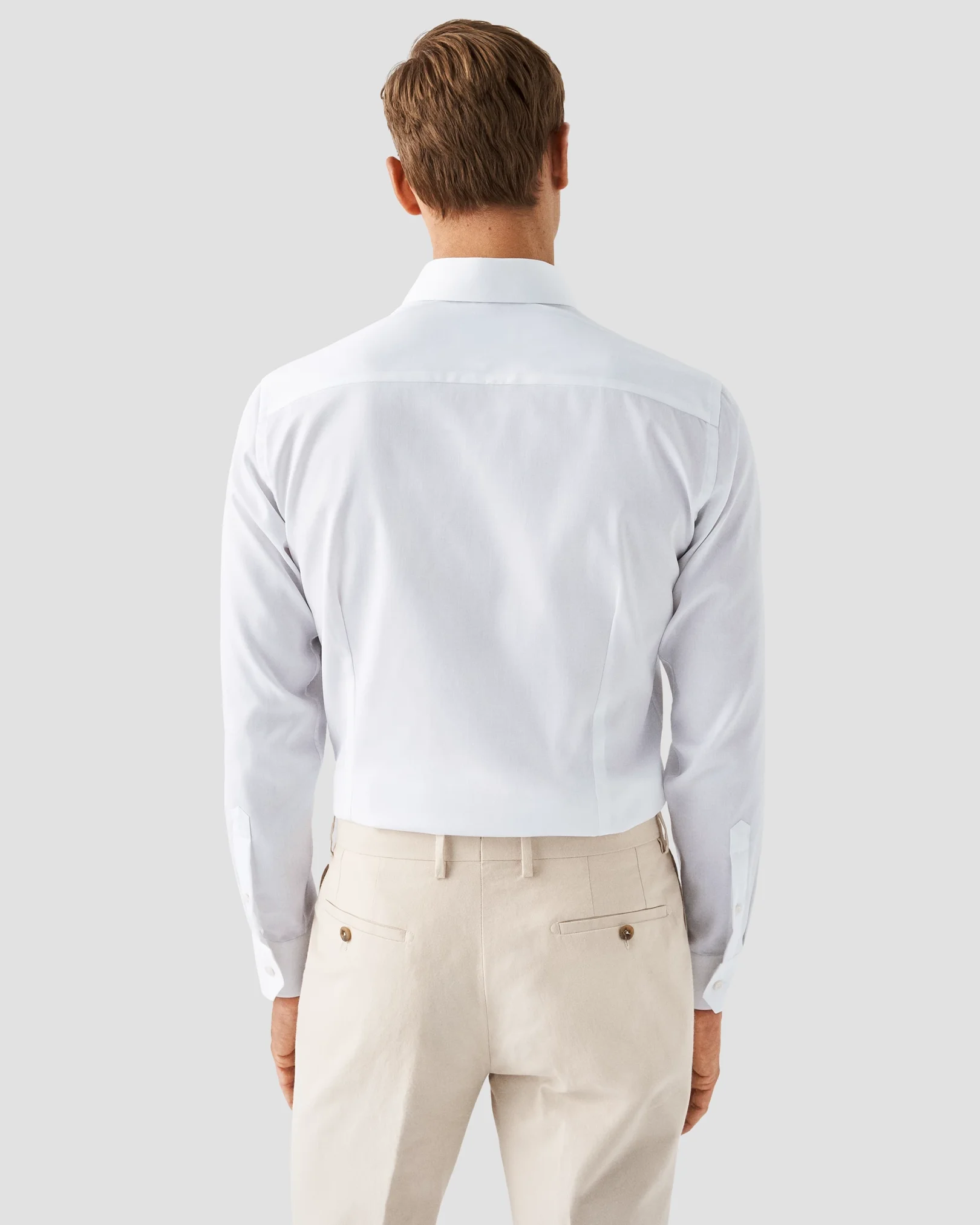 Eton - white signature twill vday
