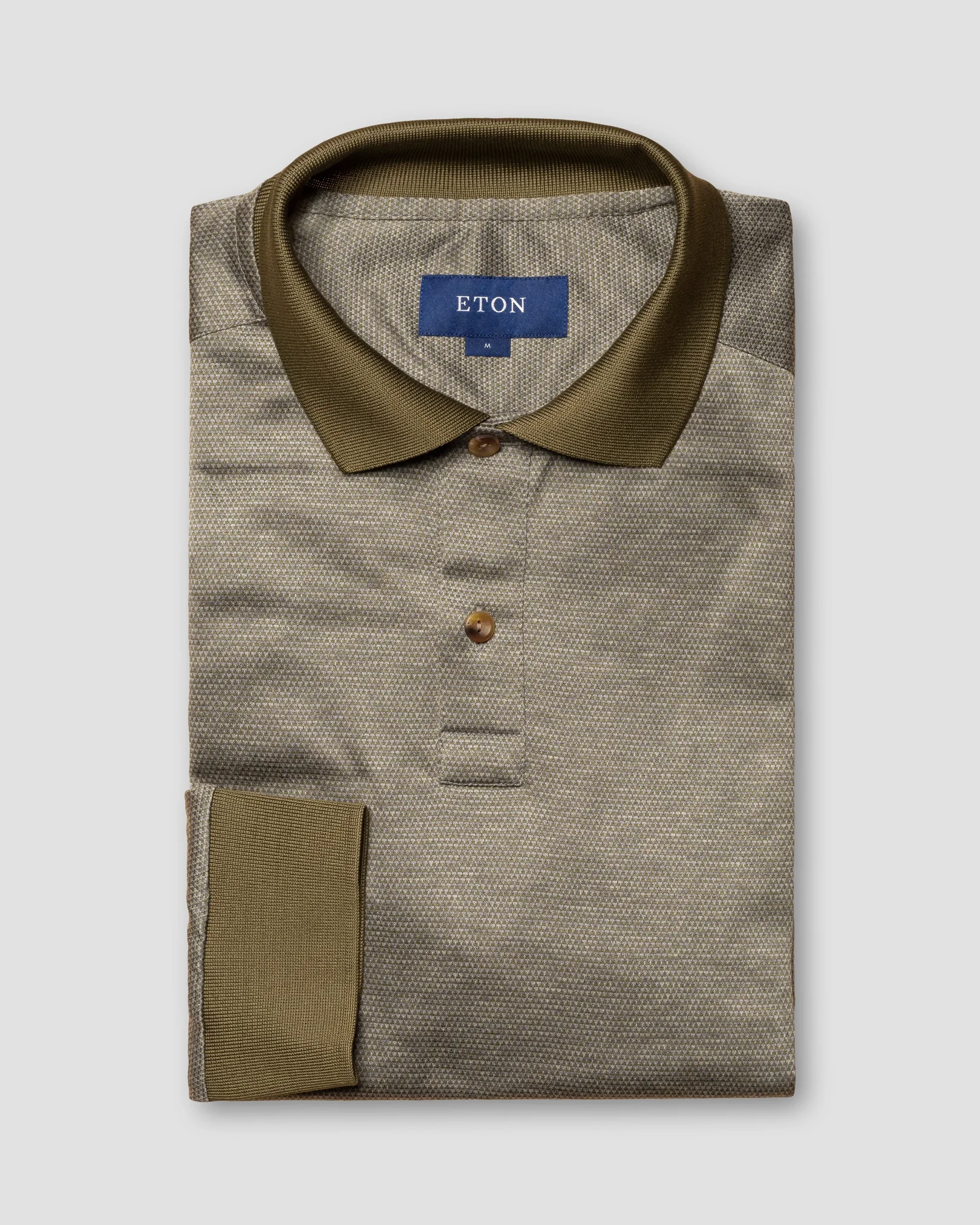 Eton - light green knit jaquard knitted