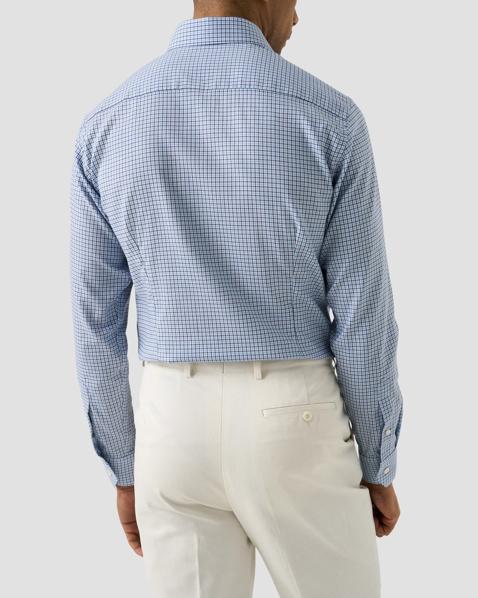 Eton - Chemise en oxford signature à carreaux