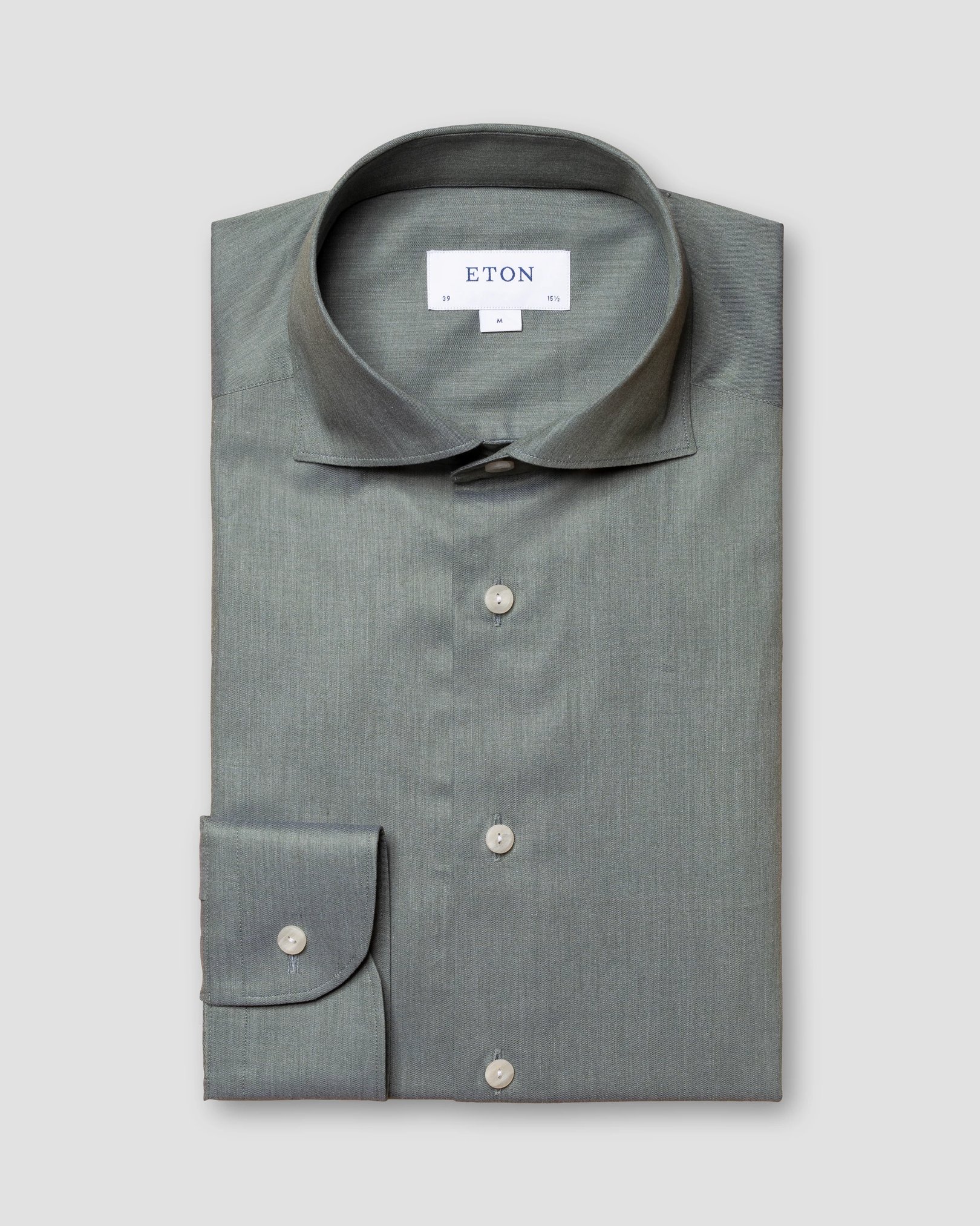 Eton - dark green lightweight melange