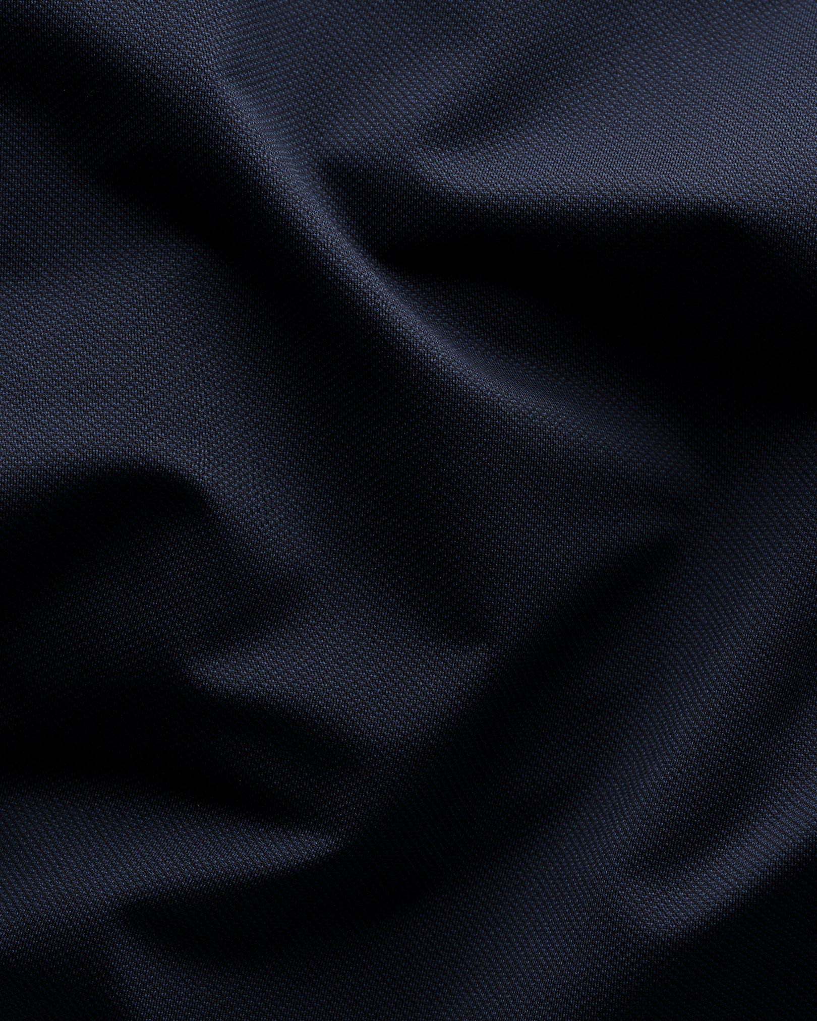 Eton - navy blue four way stretch shirt