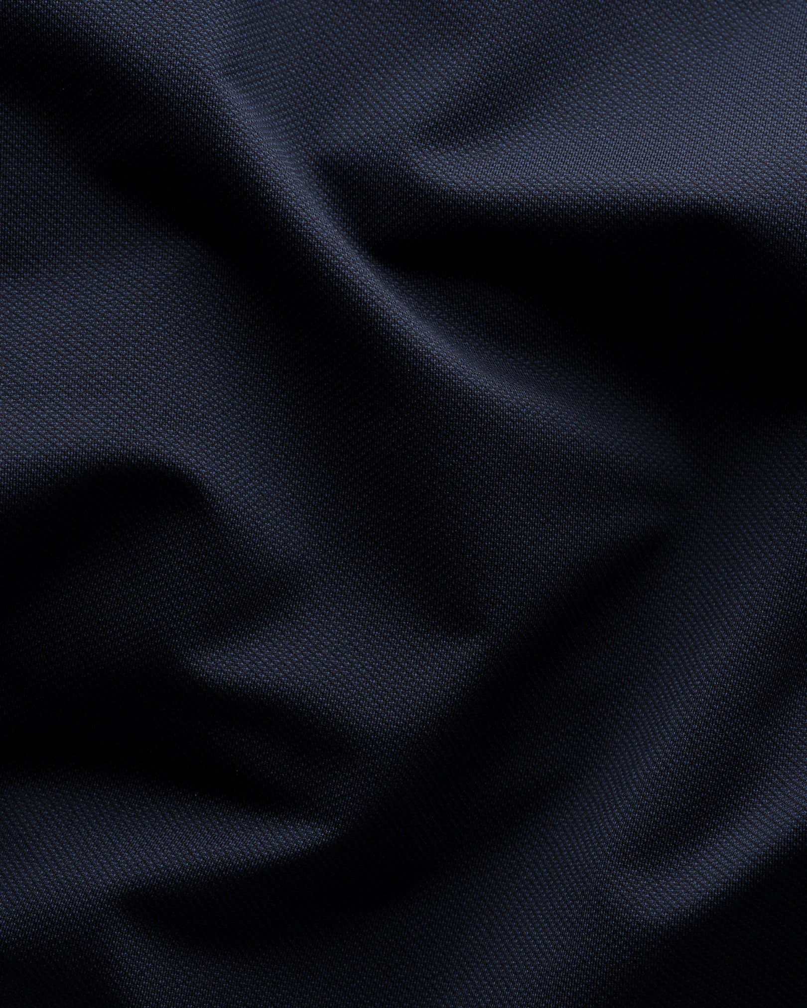 Eton - navy blue four way stretch shirt