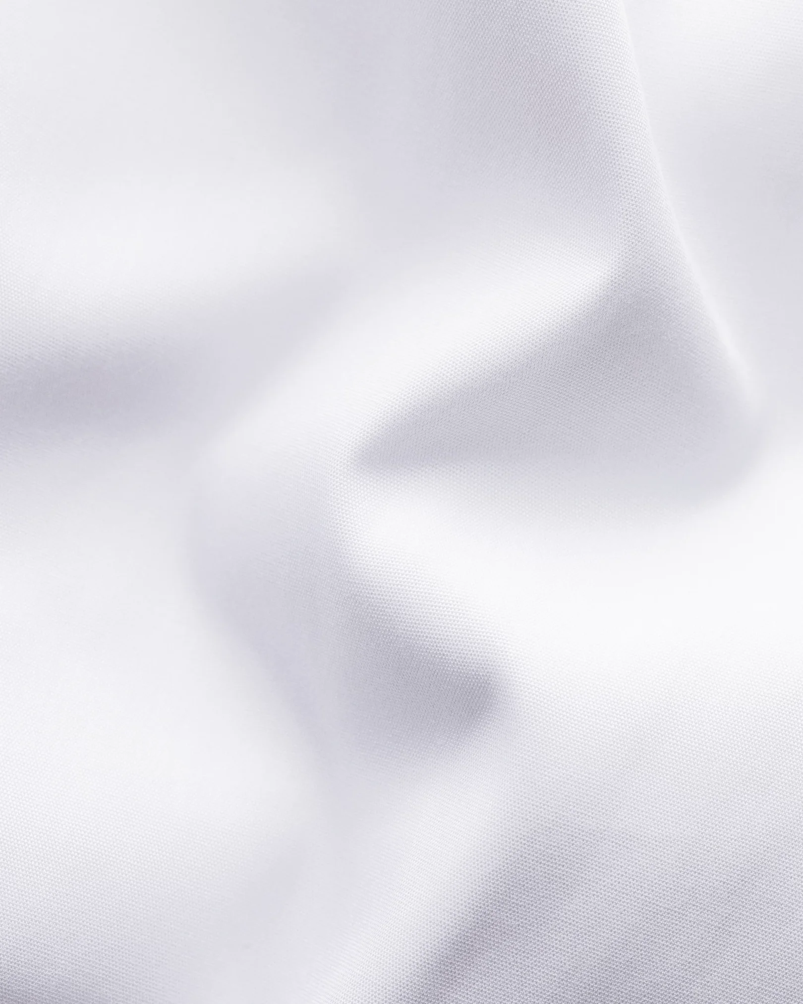 Eton - white poplin shirt glass print details cut away collar