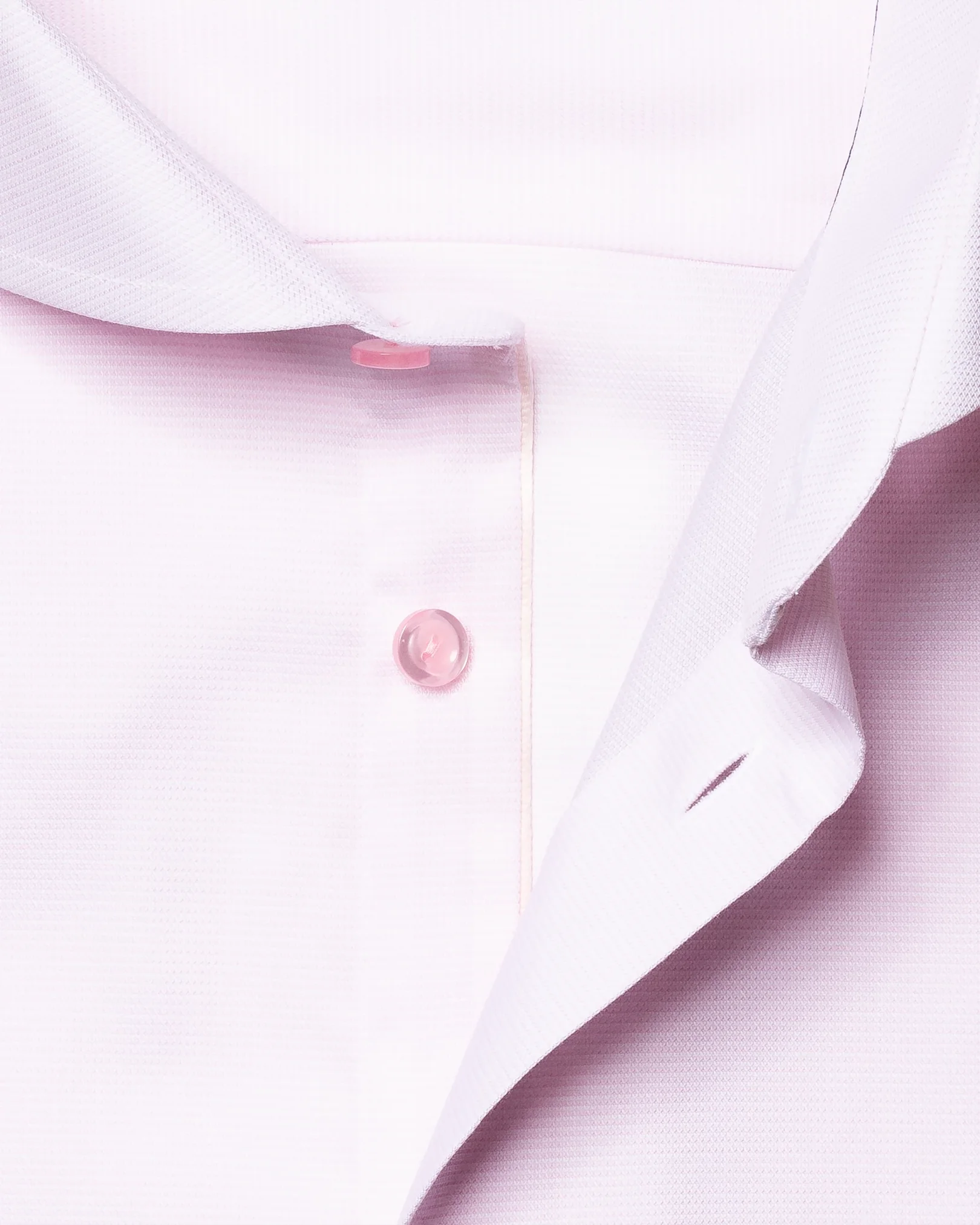 Eton - pink twill shirt extreme cut away