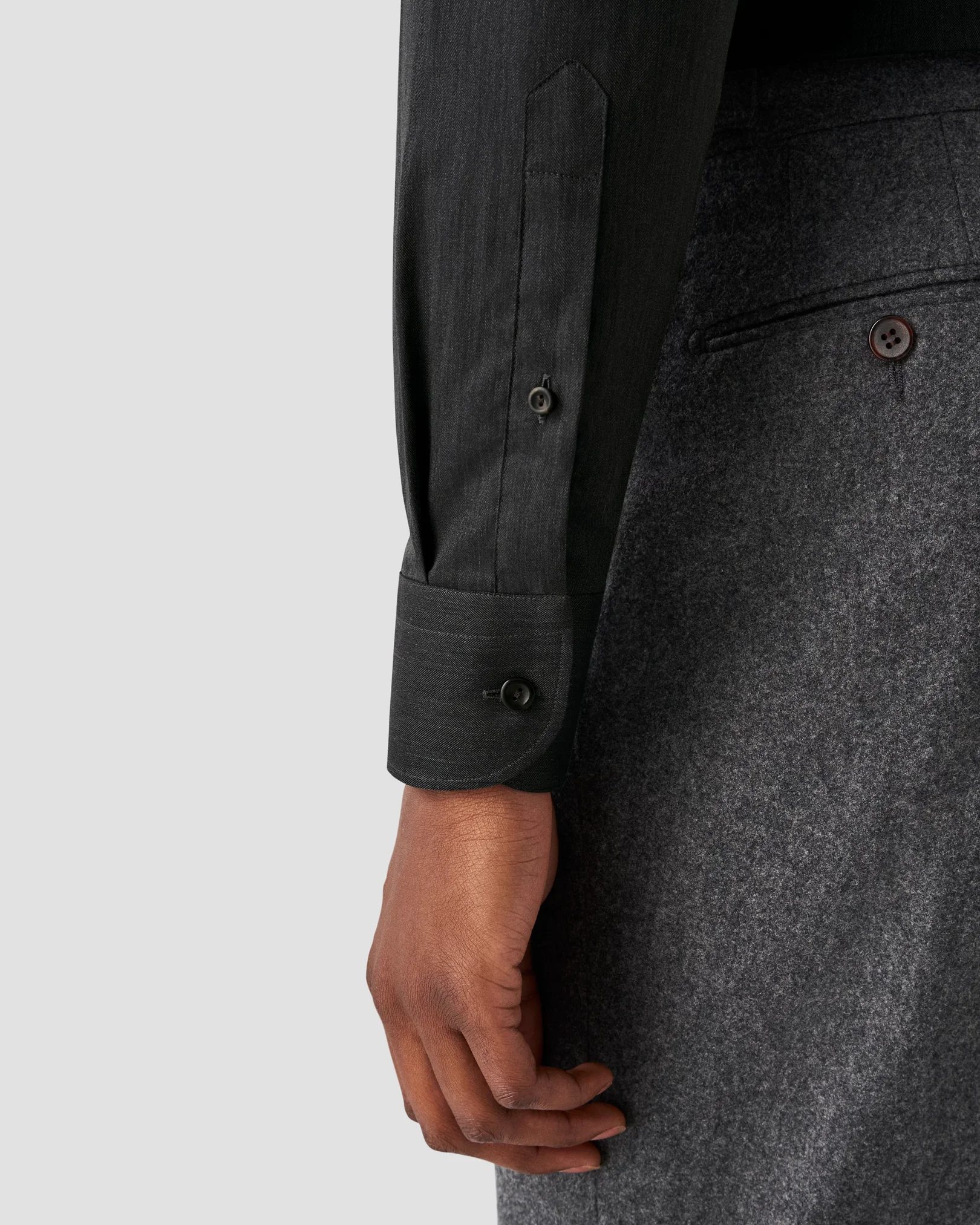 Eton - dark grey flanell