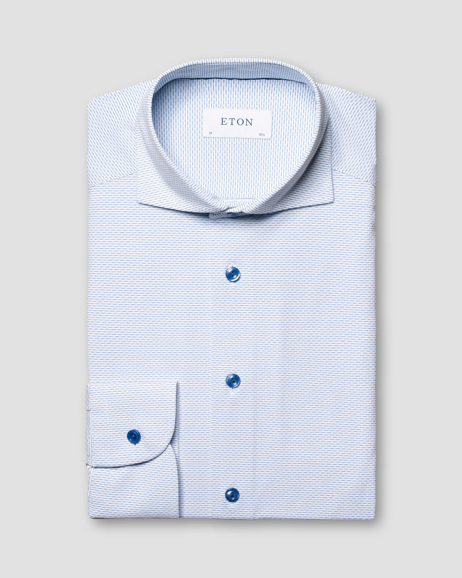 Eton - mid blue strech twill